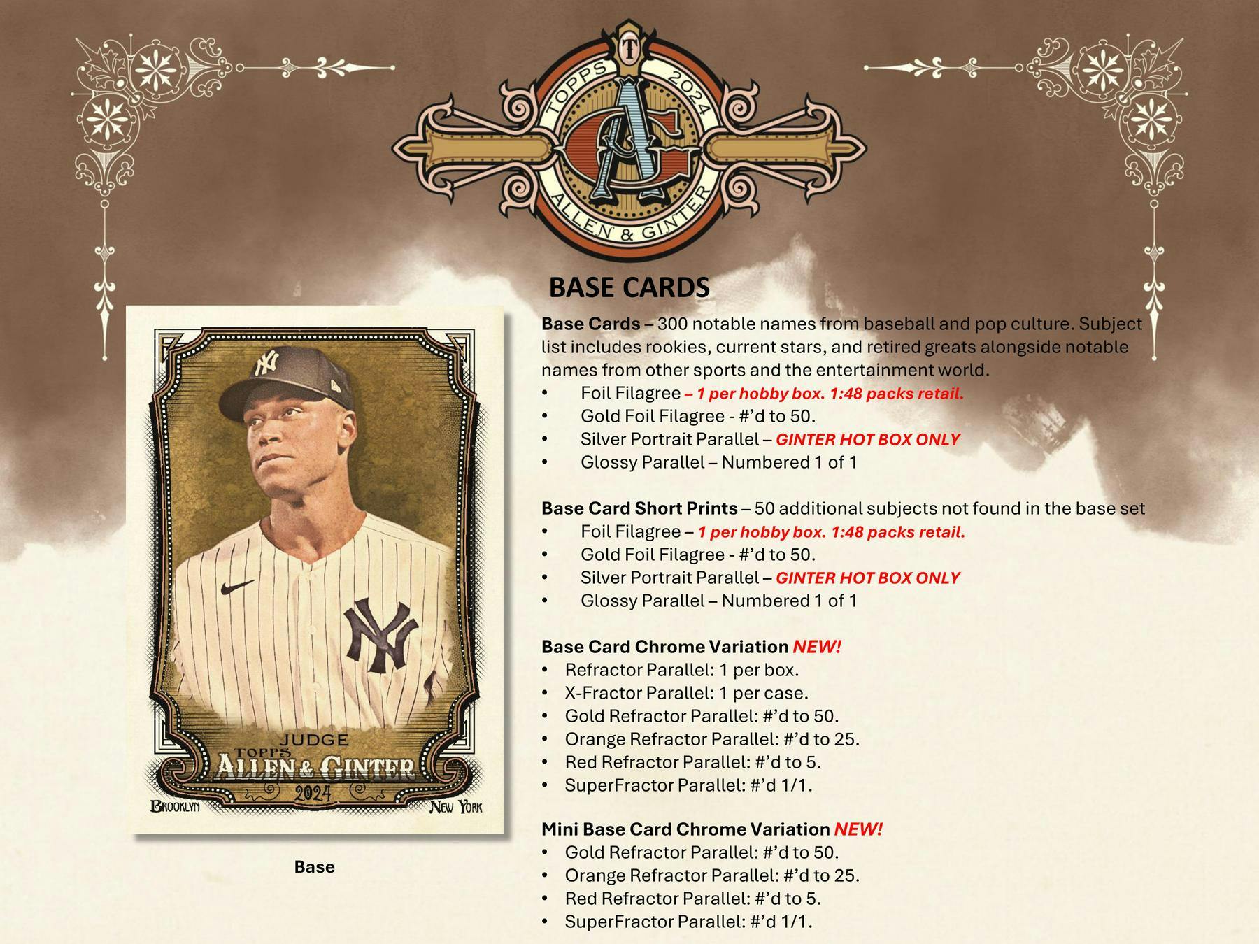 2024 Topps Allen & Ginter Baseball Hobby Box - Image 4