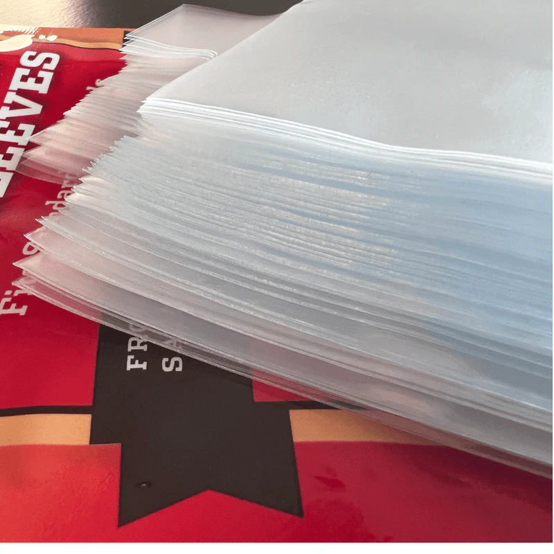1000ct (10 packs) Easy Pull Tabbed Soft Card Sleeves for Standard Size Trading Cards - Image 3
