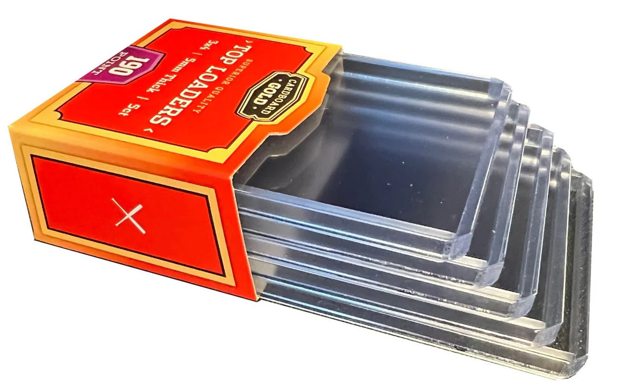 10ct (2 Packs) Thick Card Toploaders Holders - 5mm - 190pt - Image 2