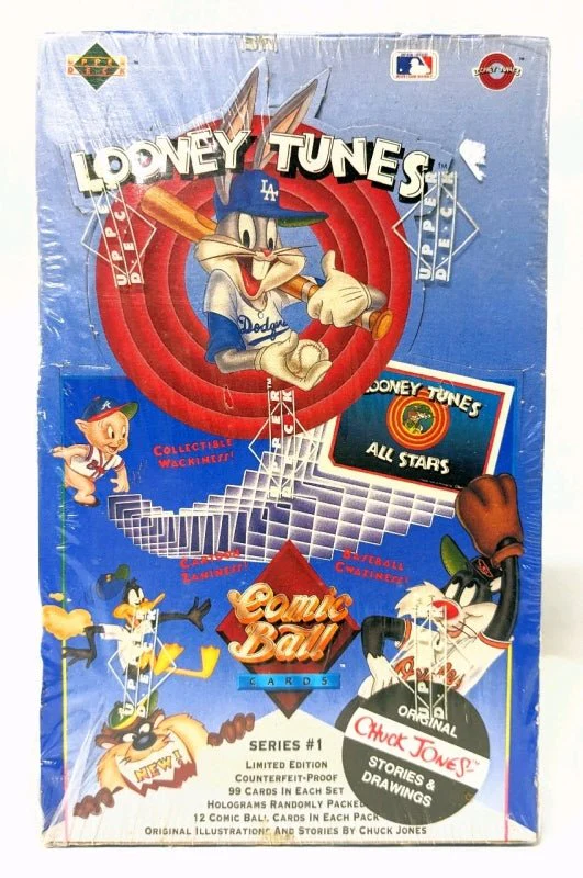 1990 Upper Deck Comic Ball Looney Tunes Trading Cards Series 1 Sealed Box