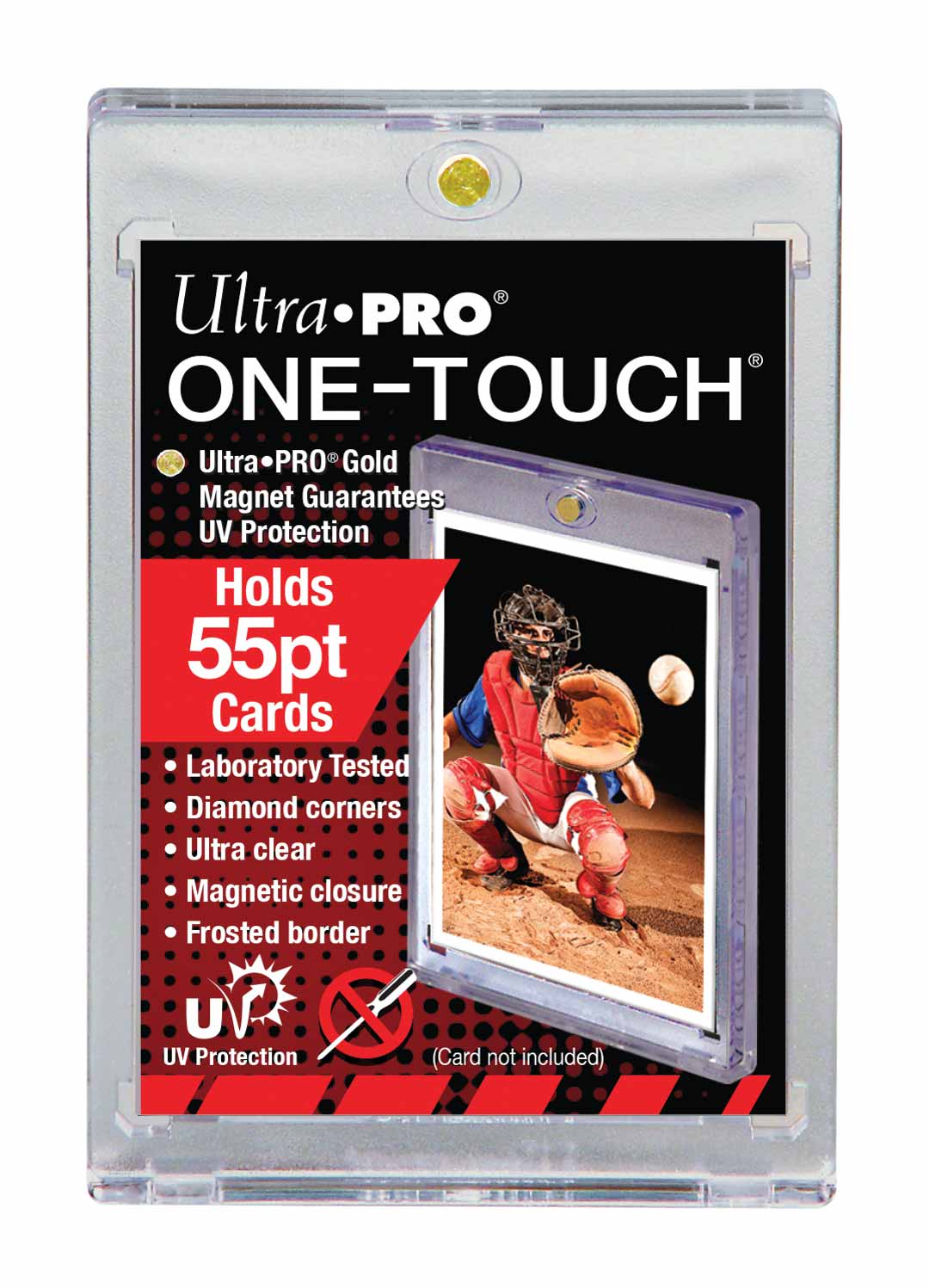 200ct Case One Touch UV Magnetic Card Holder - 55pt Size