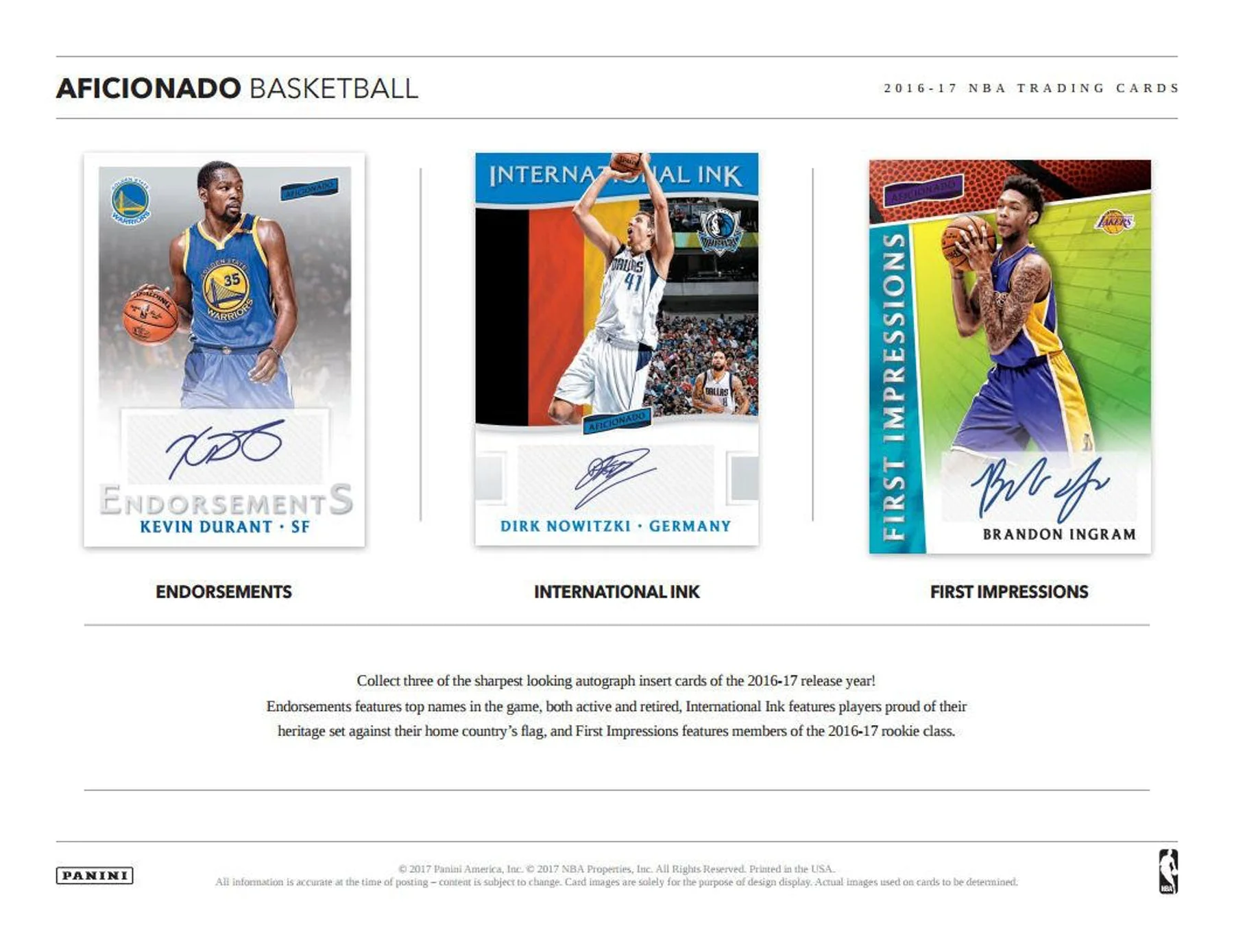 2016-17 Panini Aficionado Basketball Hobby Box - Image 3