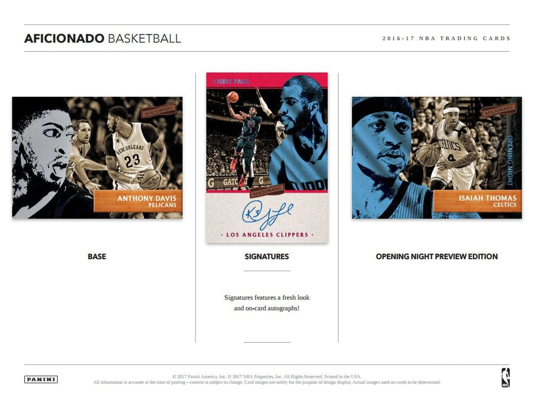 2016-17 Panini Aficionado Basketball Hobby Box - Image 5