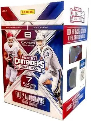 2018 Panini Contenders Draft Picks Football 7CT Blaster Box