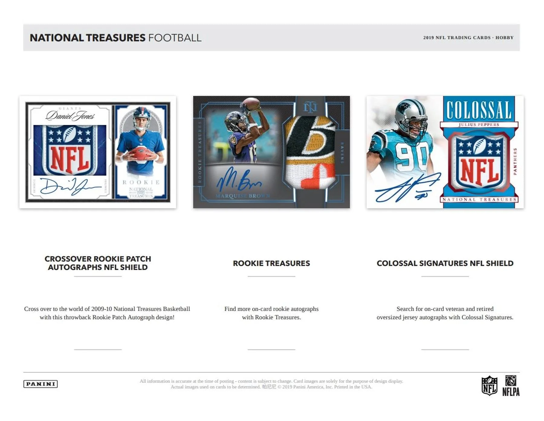 2019 Panini National Treasures Football Hobby Box - Image 6