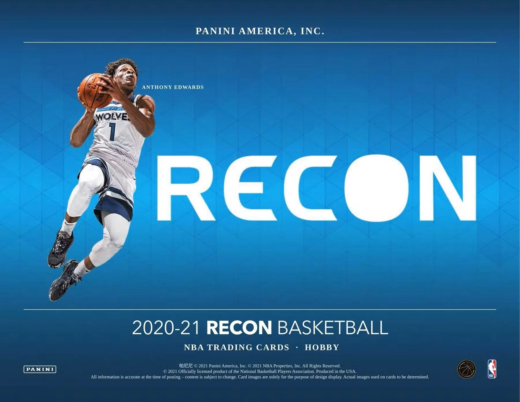 2020/21 Panini Recon Basketball Hobby Box - Image 4