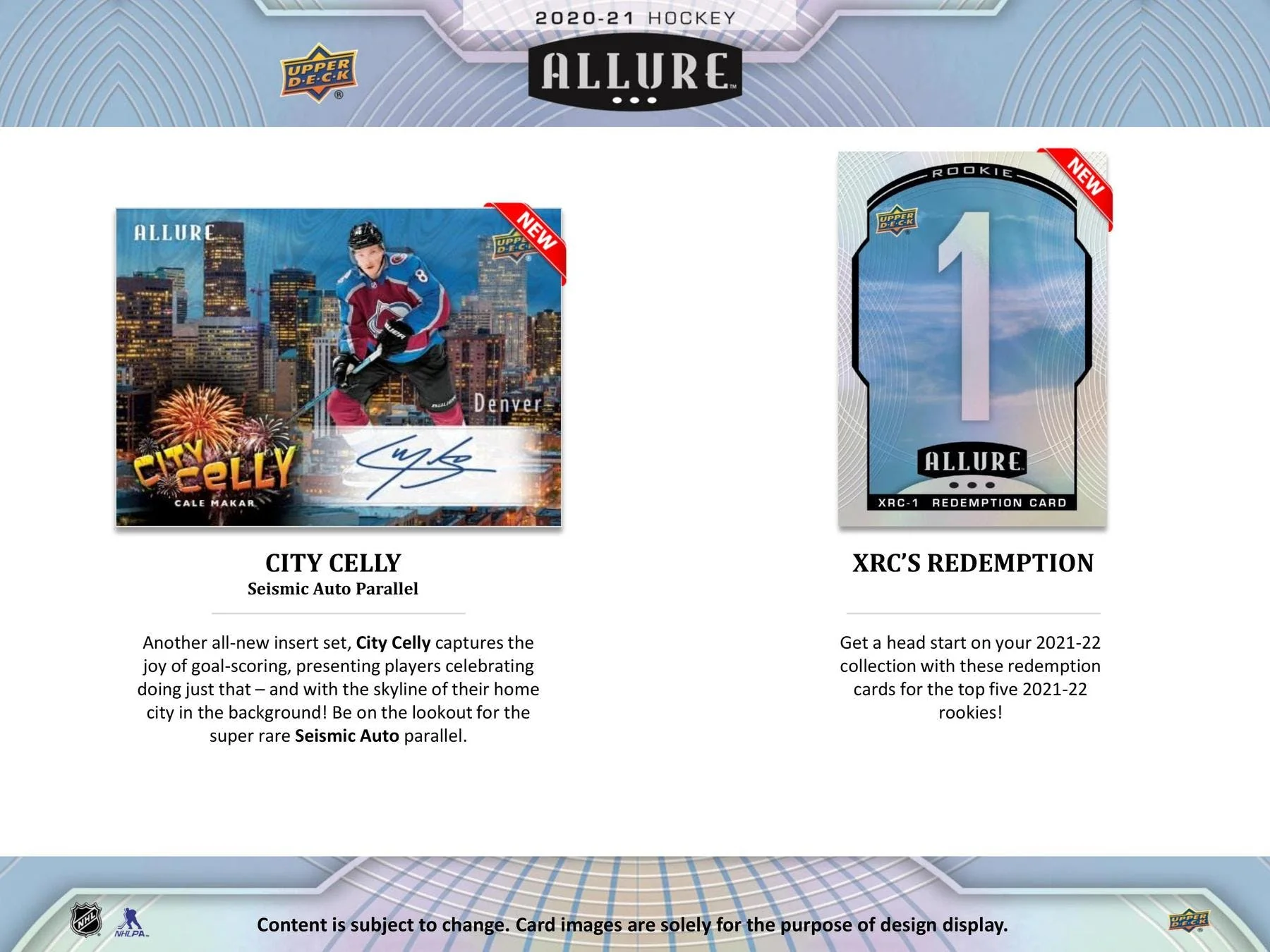 2020-21 Upper Deck Allure Hockey Hobby Box - Image 5