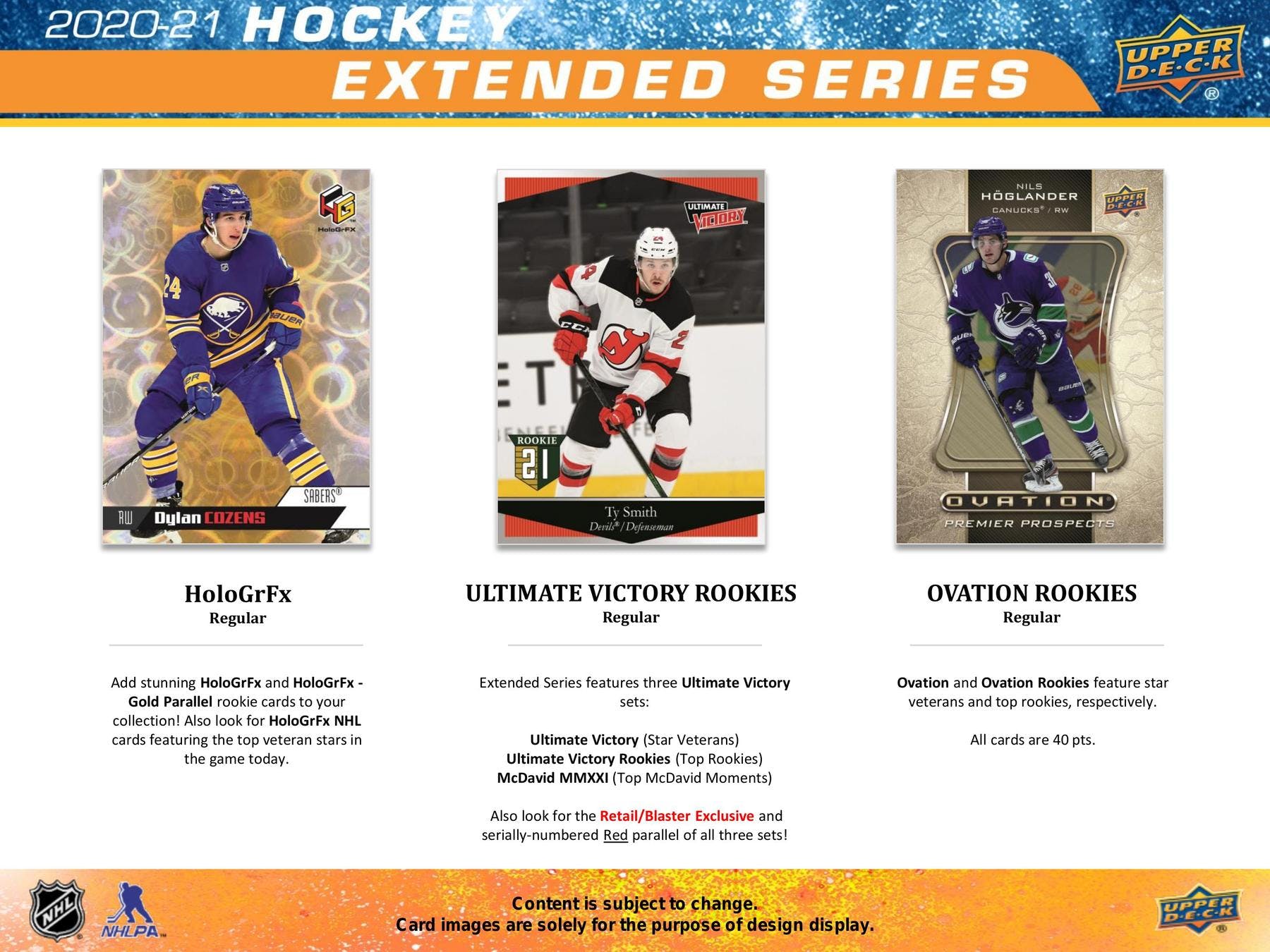2020-21 Upper Deck Extended Series Hockey 24-Pack Box - Image 5