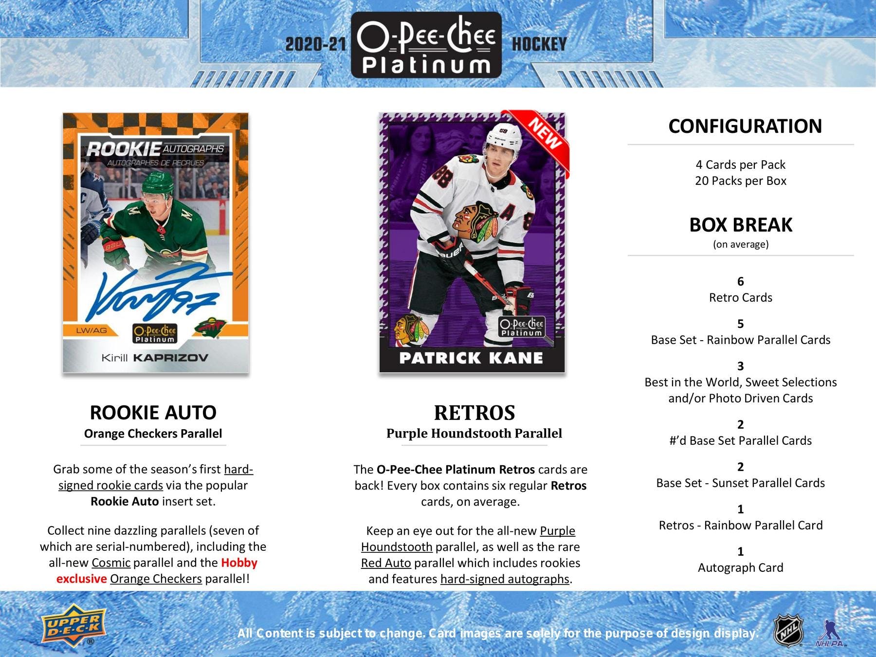 2020-21 Upper Deck O-Pee-Chee Platinum Hockey Hobby Box - Image 7