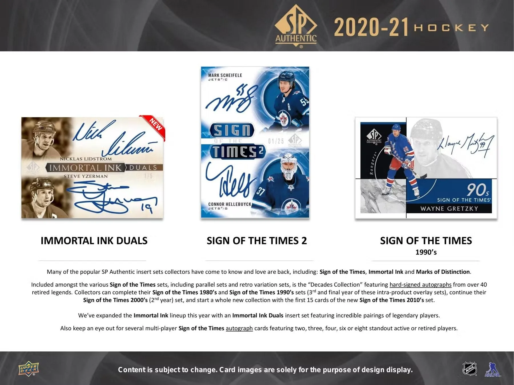 2020-21 Upper Deck SP Authentic Hockey Hobby Box - Image 5