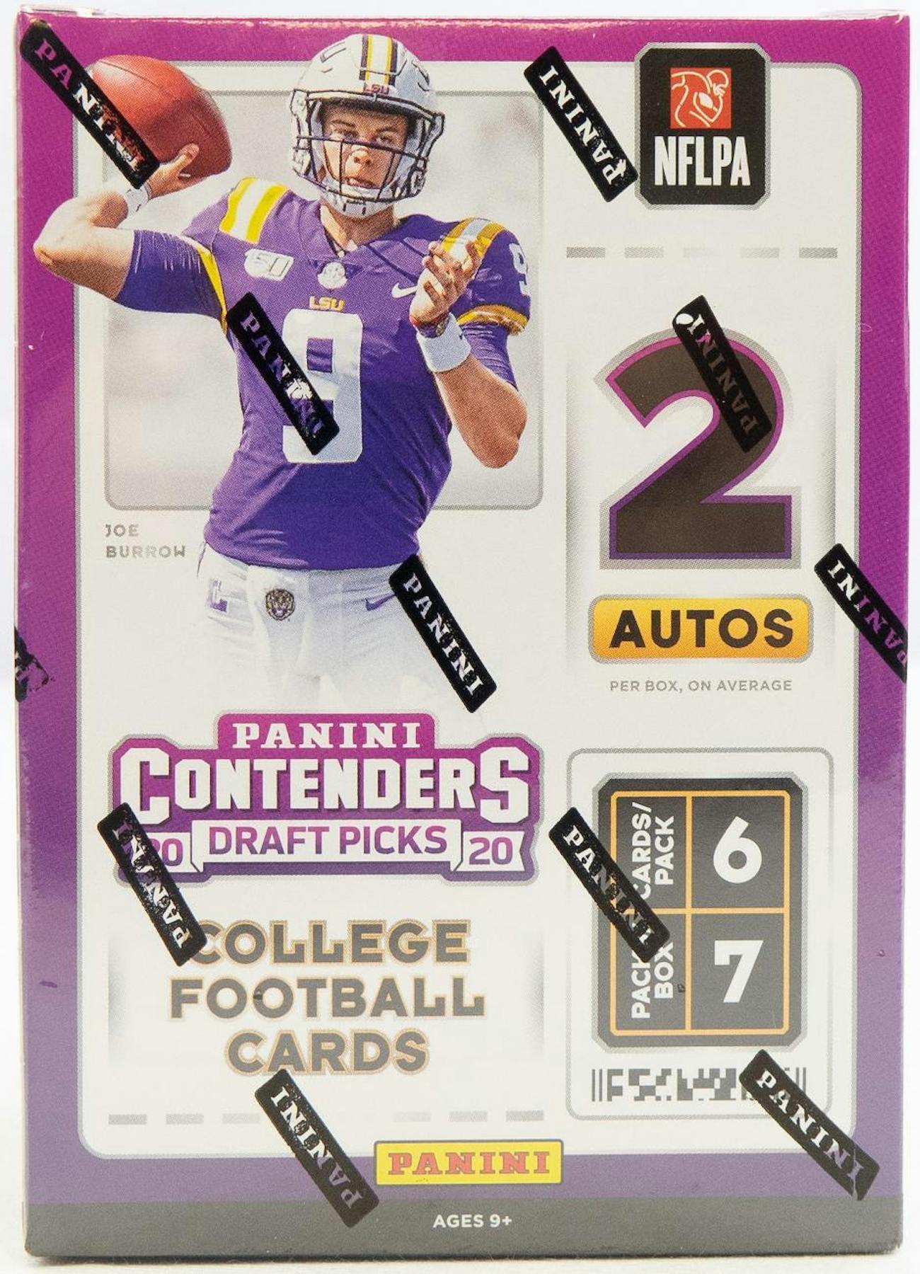 2020 Panini Contenders Draft Picks Football 7-Pack Blaster Box