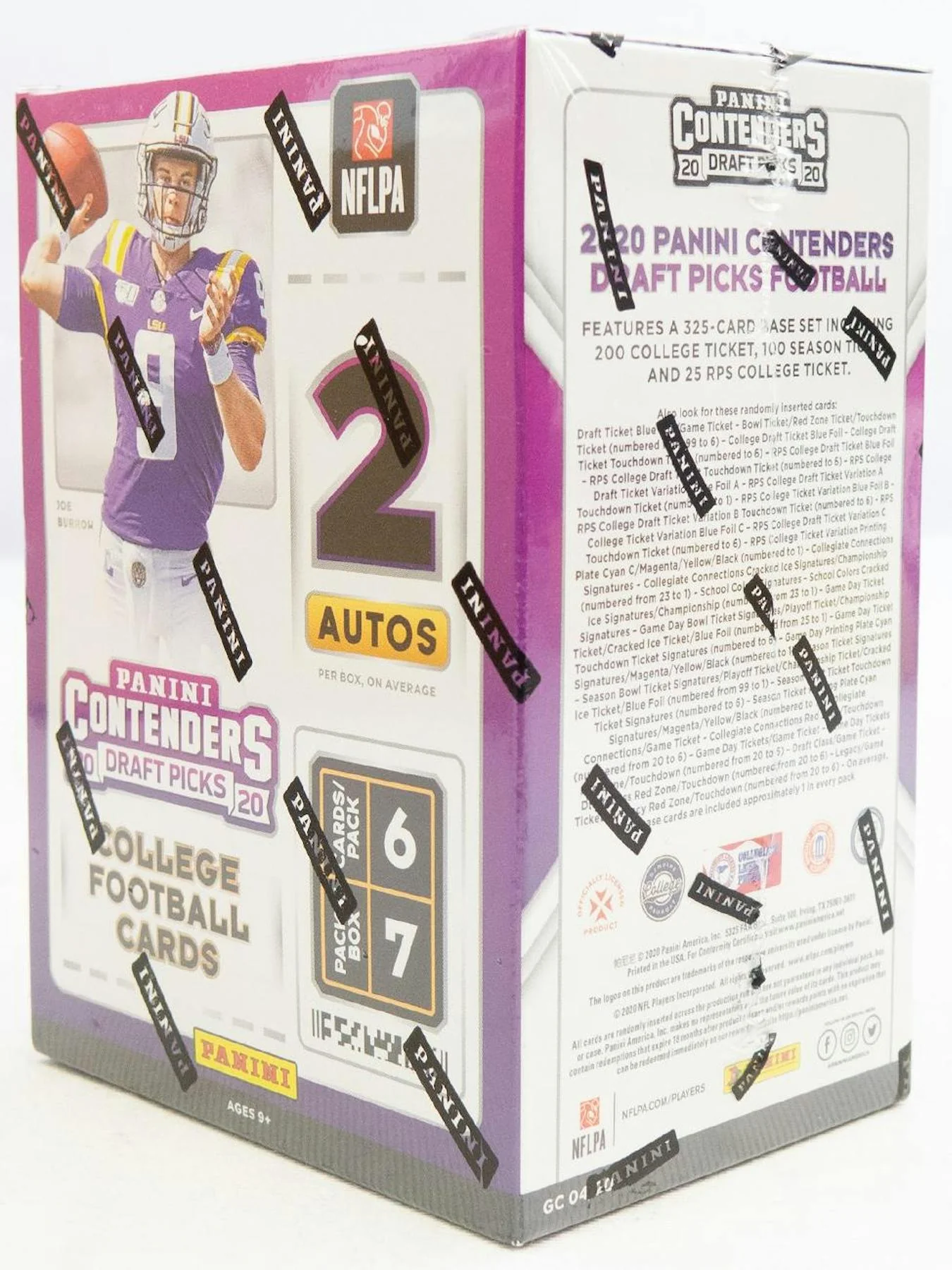 2020 Panini Contenders Draft Picks Football 7-Pack Blaster Box - Image 2