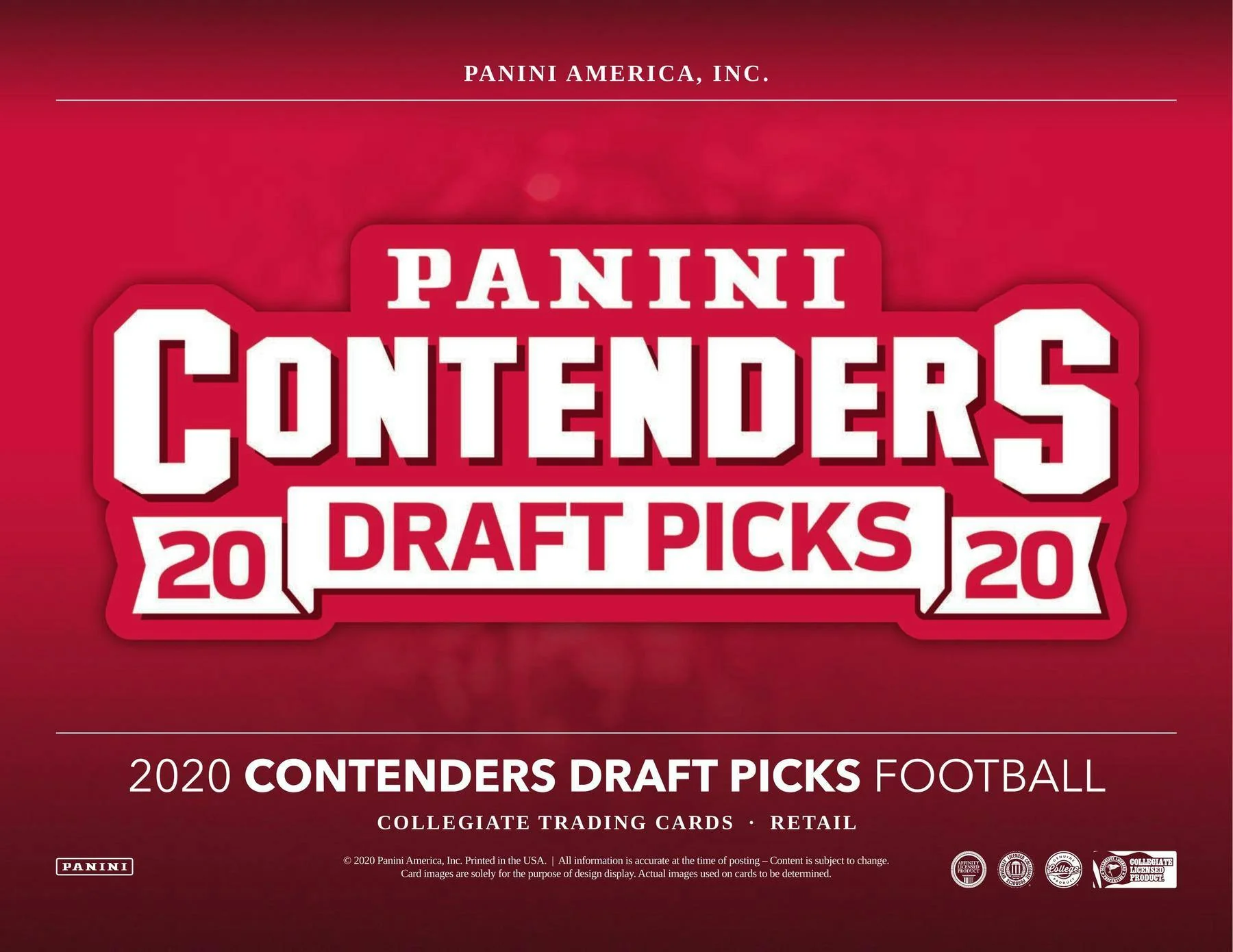 2020 Panini Contenders Draft Picks Football 7-Pack Blaster Box - Image 3