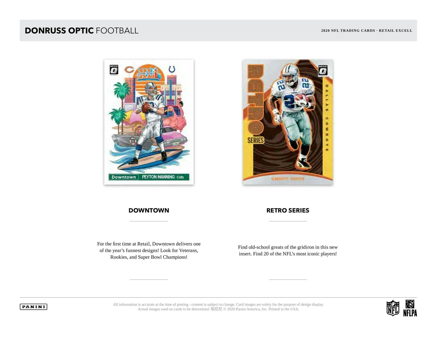 2020 Panini Donruss Optic Football Mega Box (Blue Hyper Parallels) - Image 7