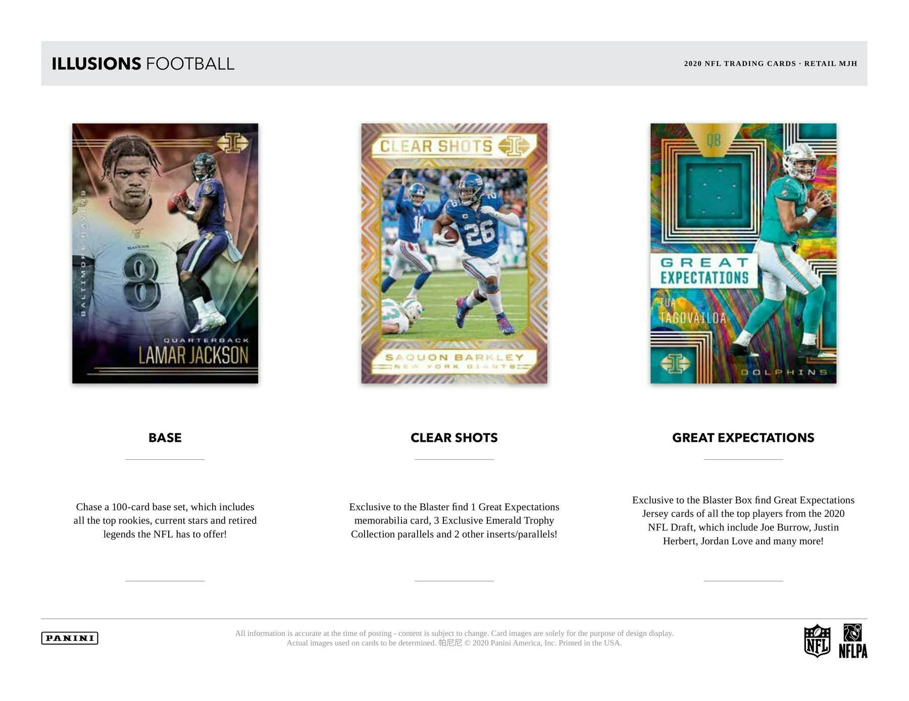 2020 Panini Illusions Football Mega Box - Image 4