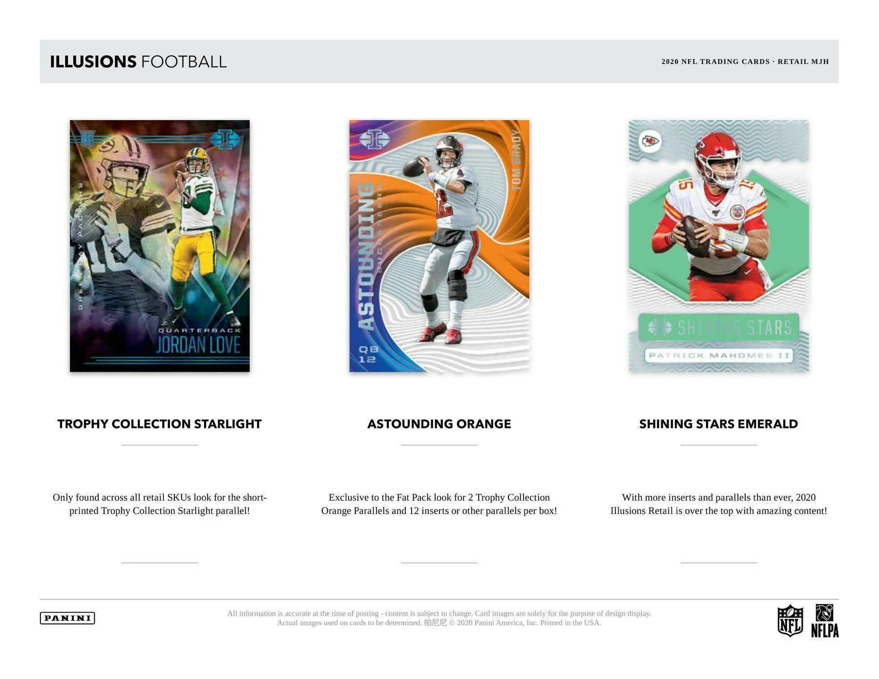 2020 Panini Illusions Football Mega Box - Image 6