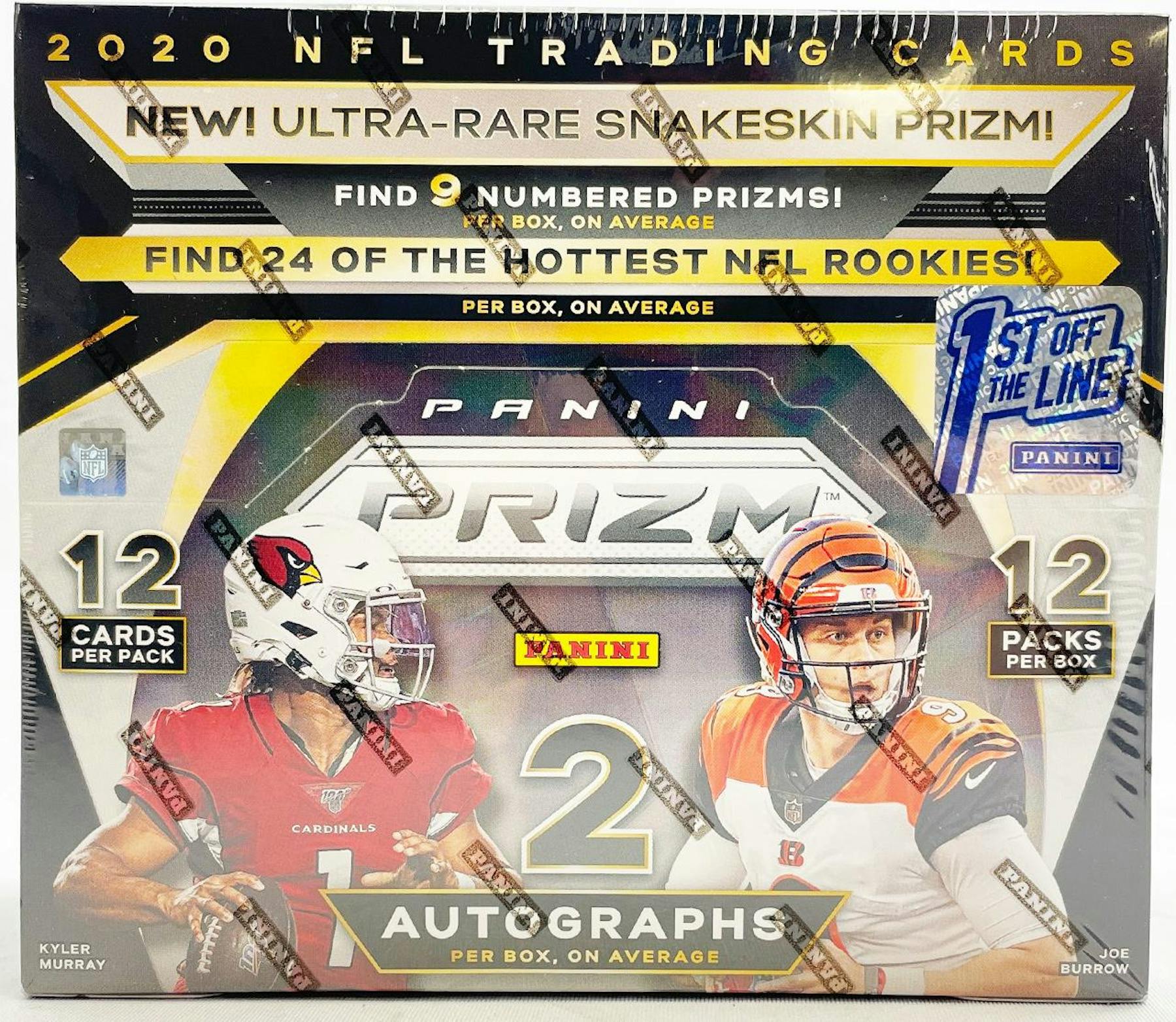 2020 Panini Prizm Football 1st Off The Line FOTL Hobby Box