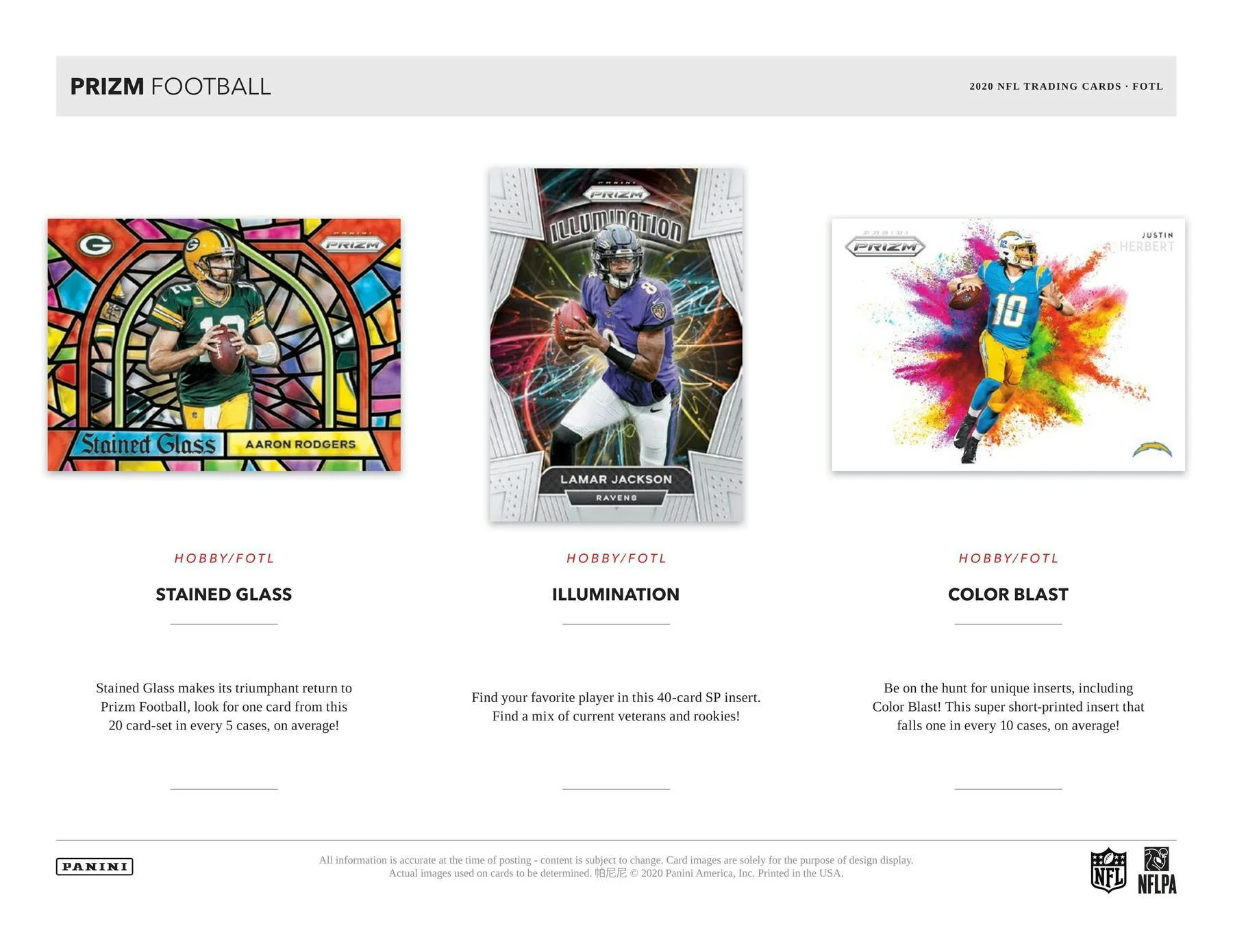 2020 Panini Prizm Football 1st Off The Line FOTL Hobby Box - Image 6
