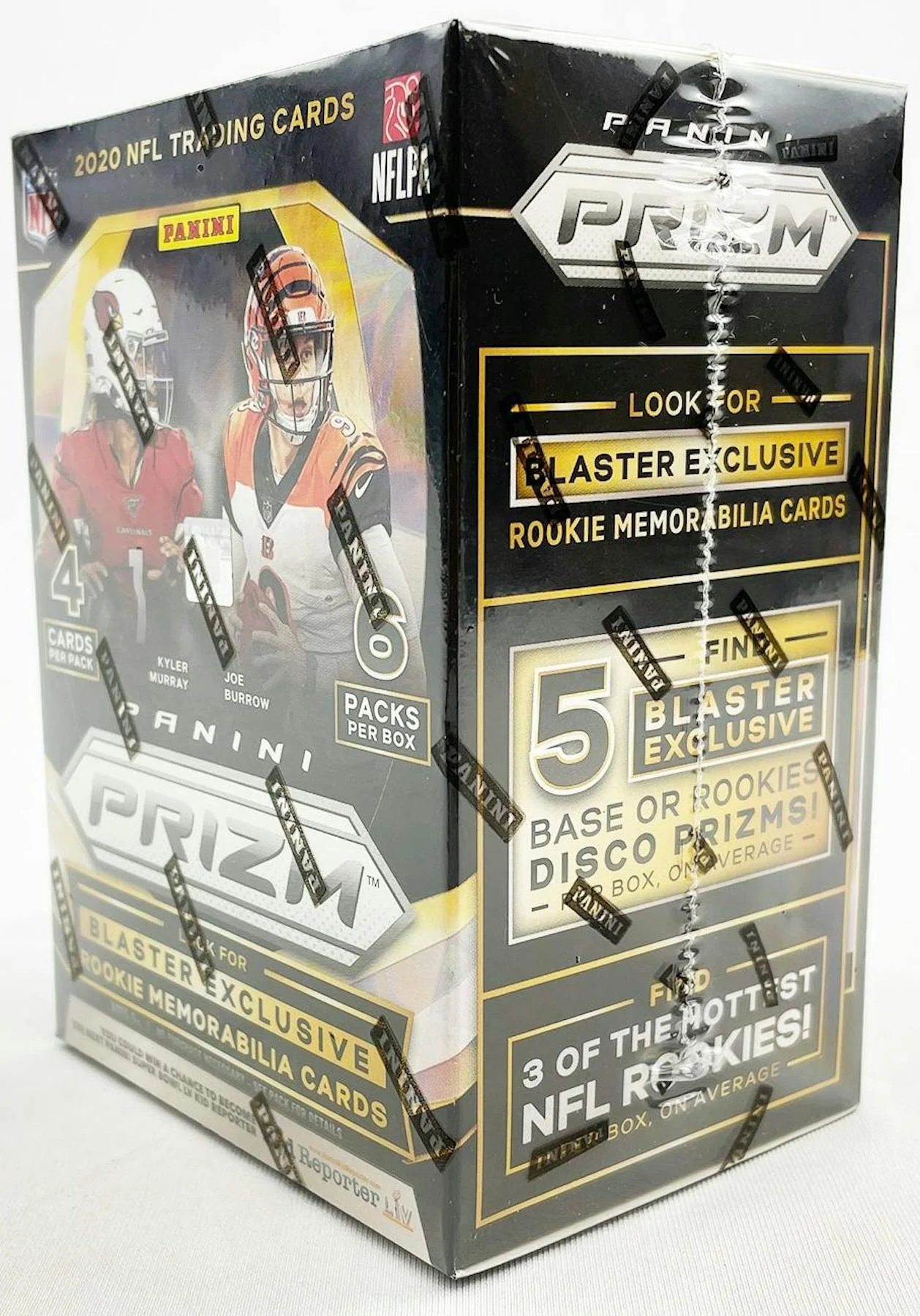2020 Panini Prizm Football 6-Pack Blaster Box (Disco Prizms) - Image 2