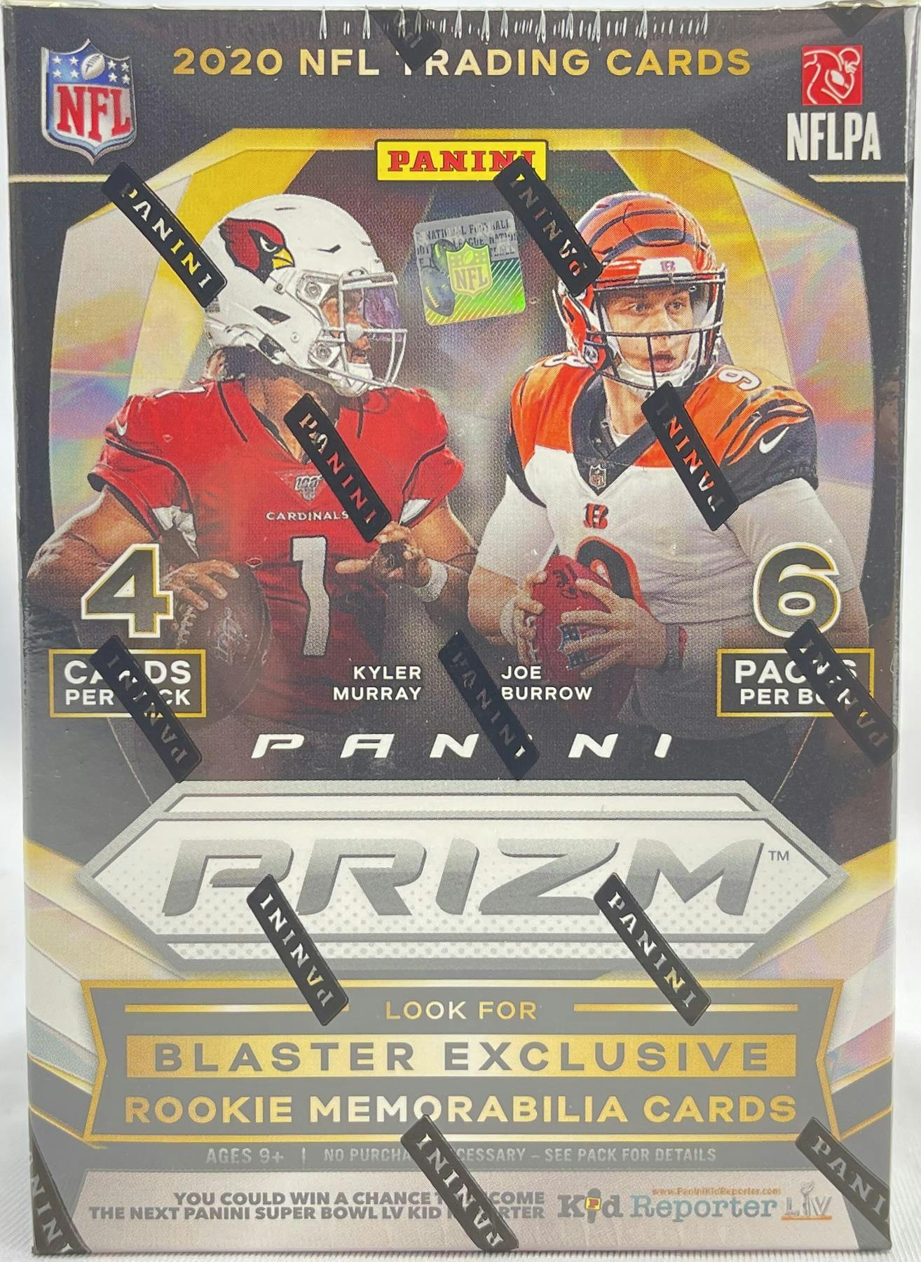 2020 Panini Prizm Football 6-Pack Blaster Box (Lazer Prizms)