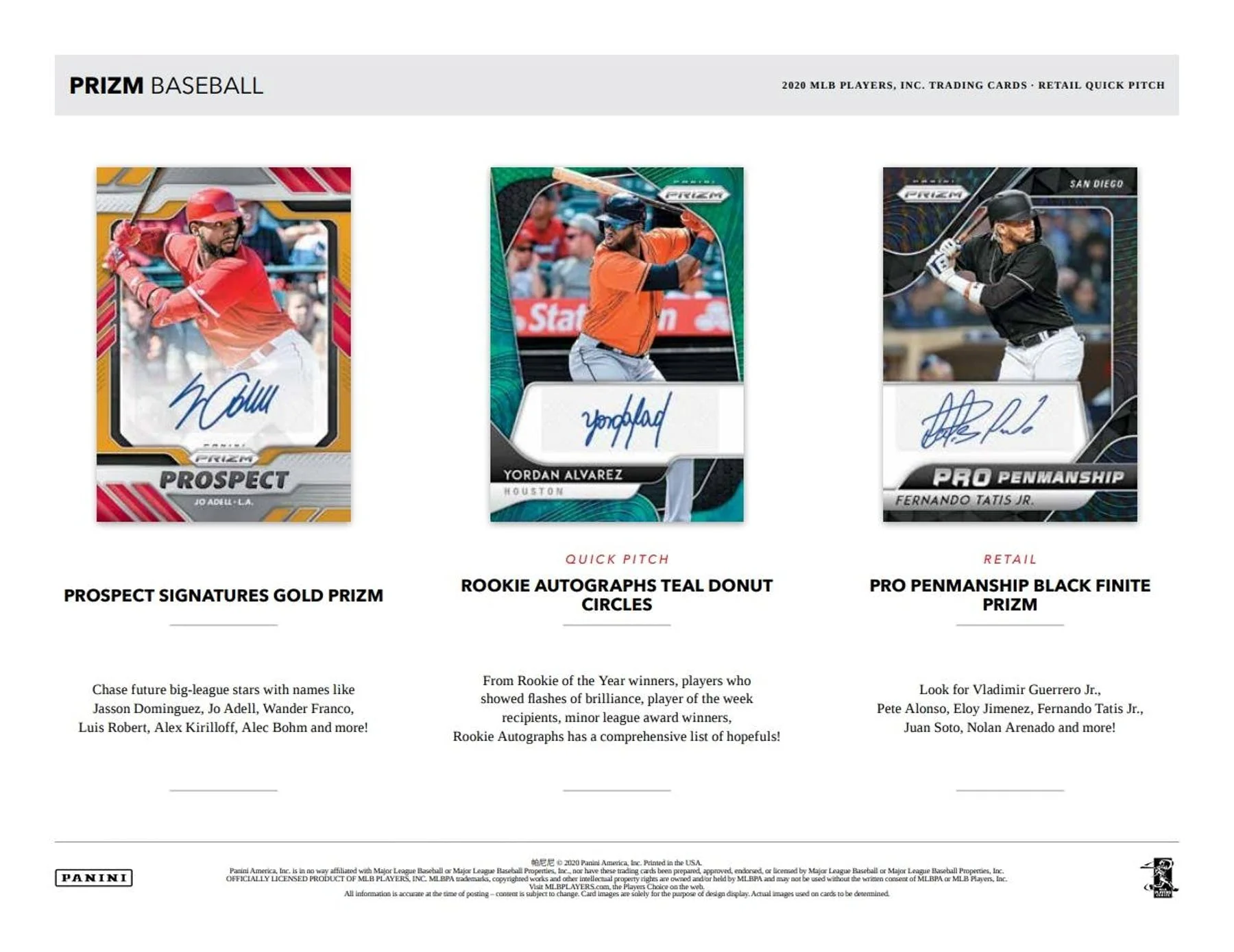 2020 Panini Prizm Quick Pitch Baseball Hobby Box - Image 5