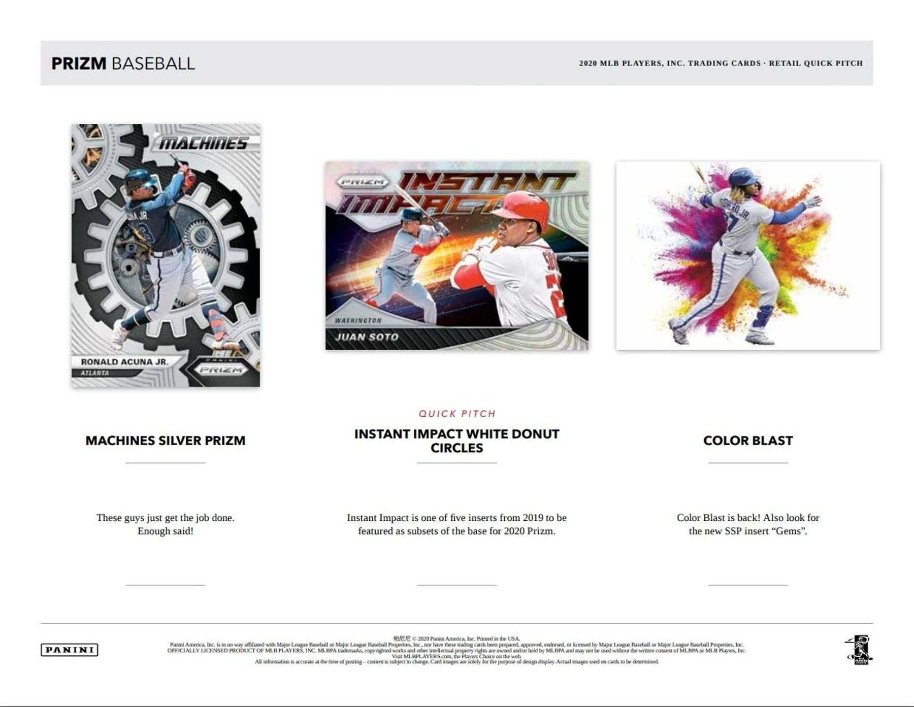 2020 Panini Prizm Quick Pitch Baseball Hobby Box - Image 6