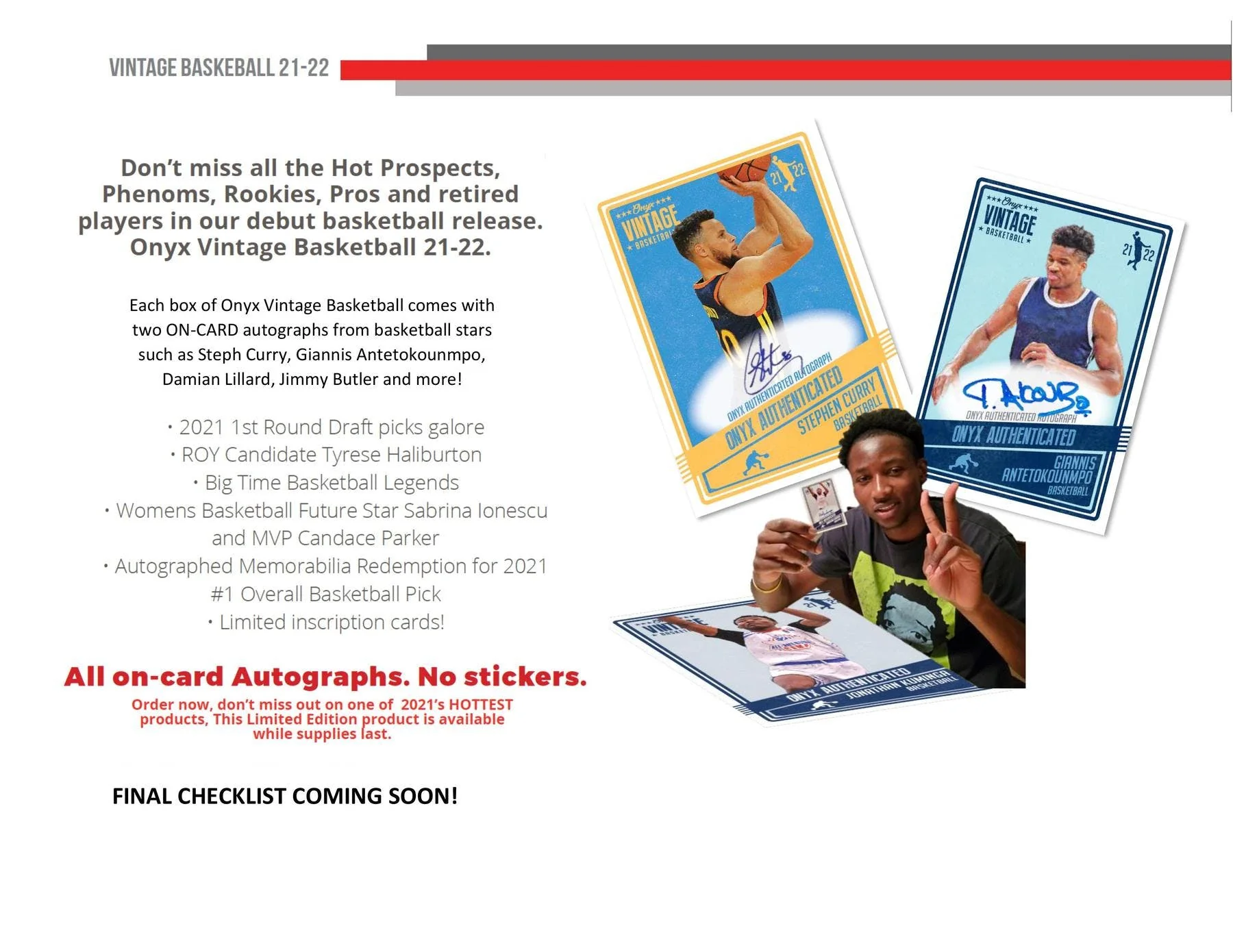 2021-22 Onyx Vintage Collection Basketball Box - Image 4