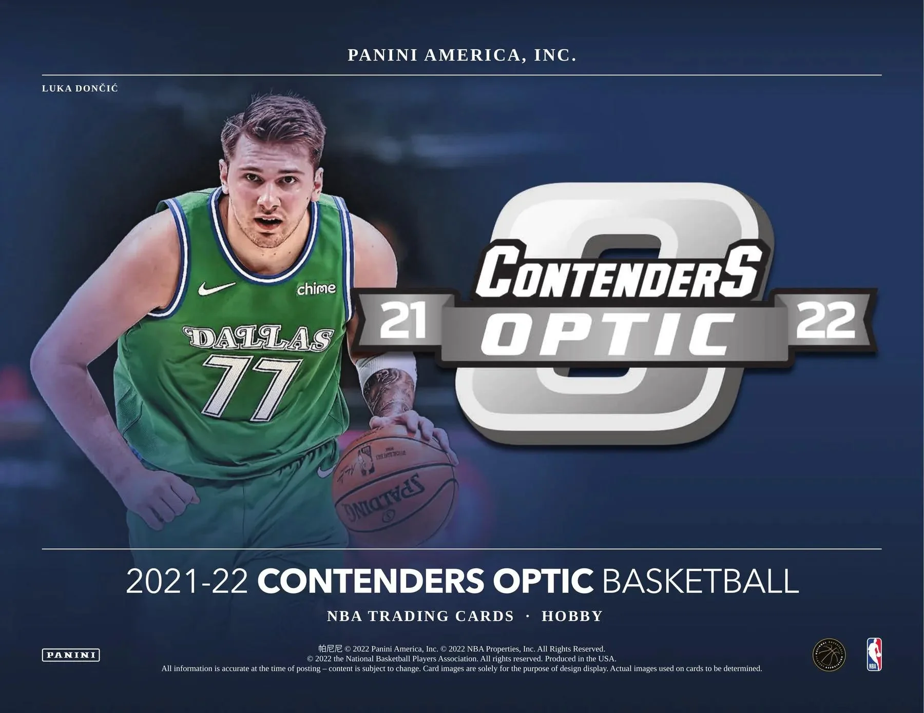 2021-22 Panini Contenders Optic Basketball Hobby Box - Image 3