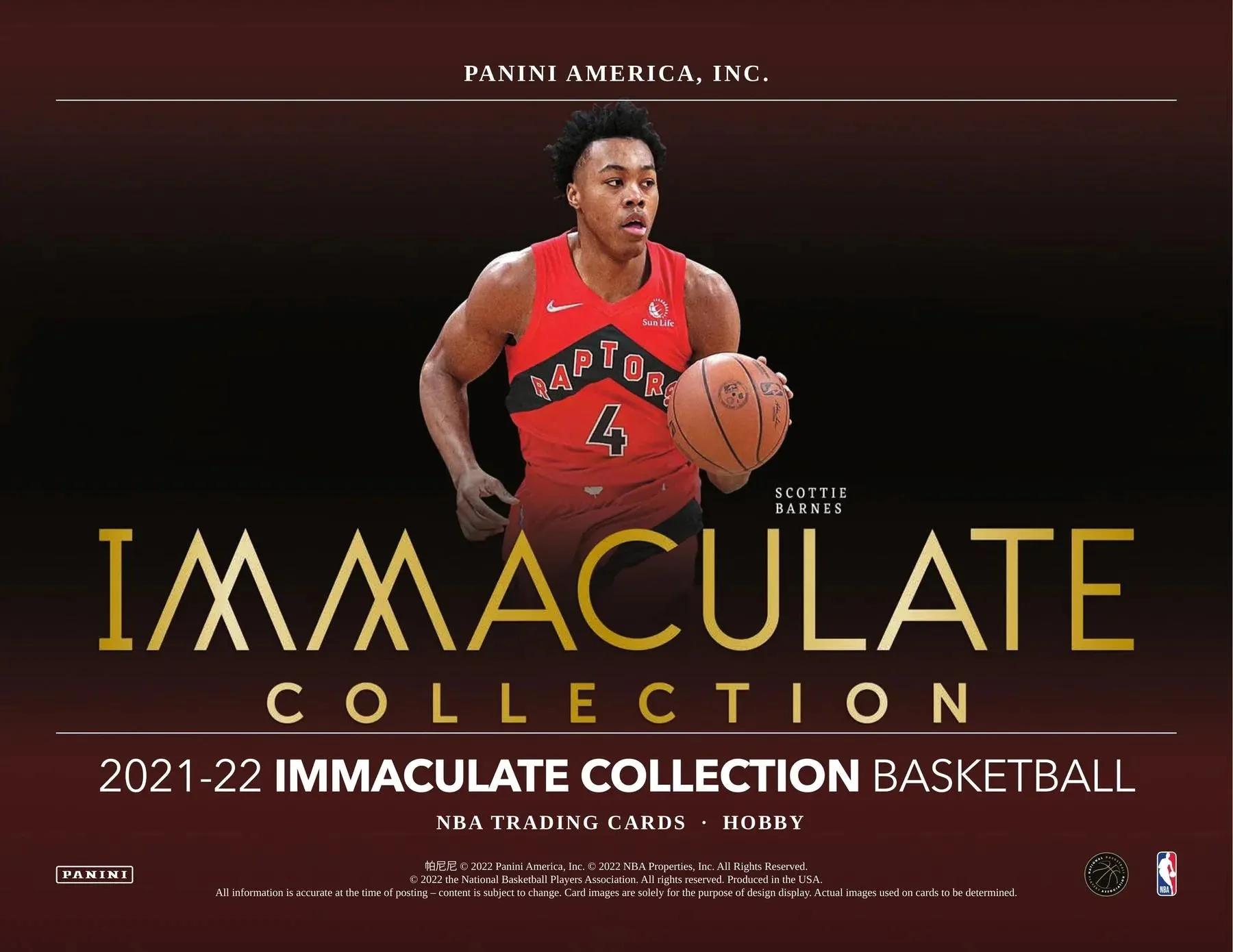 2021-22 Panini Immaculate Basketball Hobby Box - Image 3