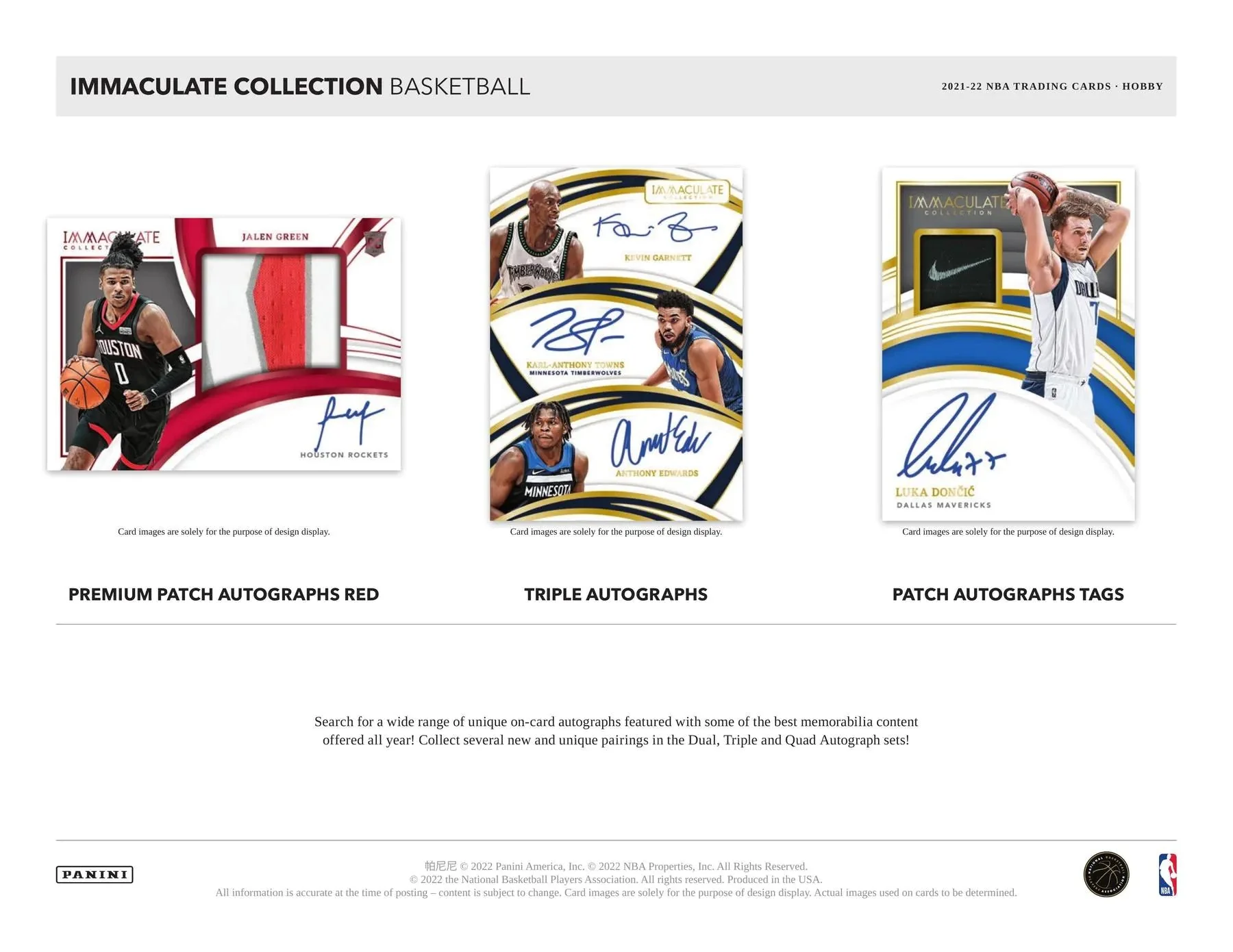2021-22 Panini Immaculate Basketball Hobby Box - Image 5