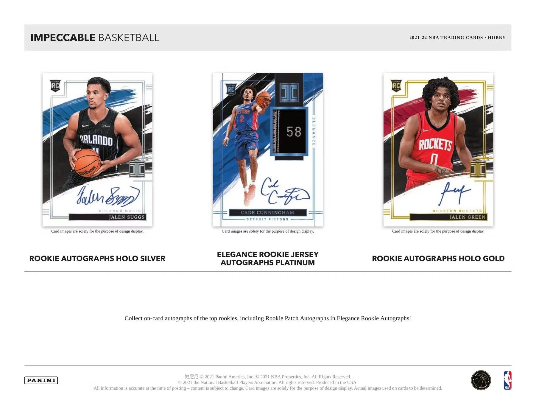 2021-22 Panini Impeccable Basketball Hobby Box - Image 4
