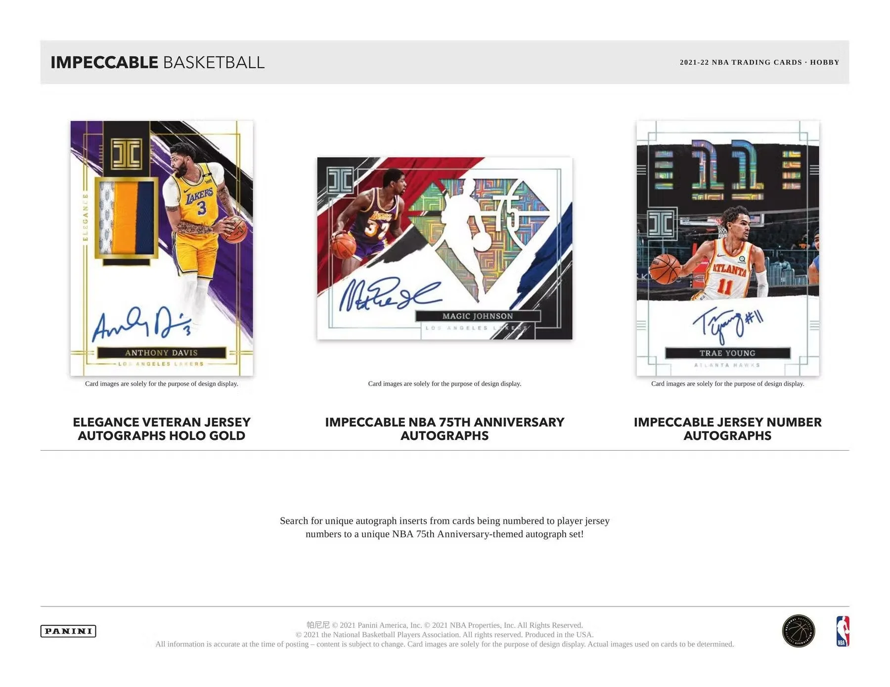 2021-22 Panini Impeccable Basketball Hobby Box - Image 5