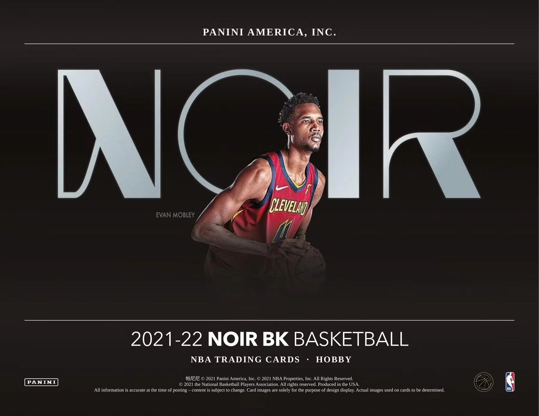 2021-22 Panini Noir Basketball Hobby Box - Image 3
