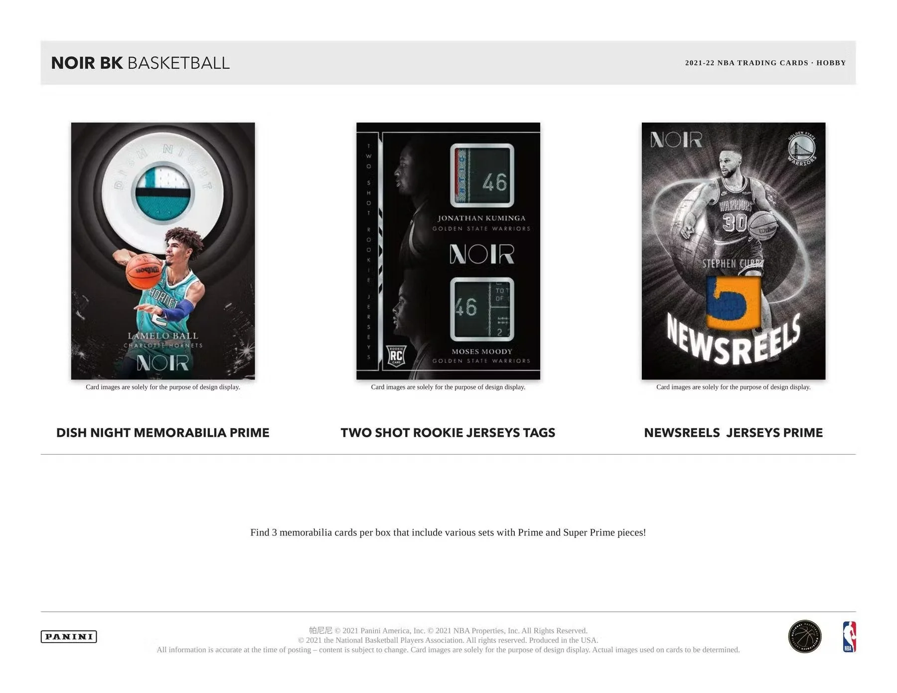 2021-22 Panini Noir Basketball Hobby Box - Image 6