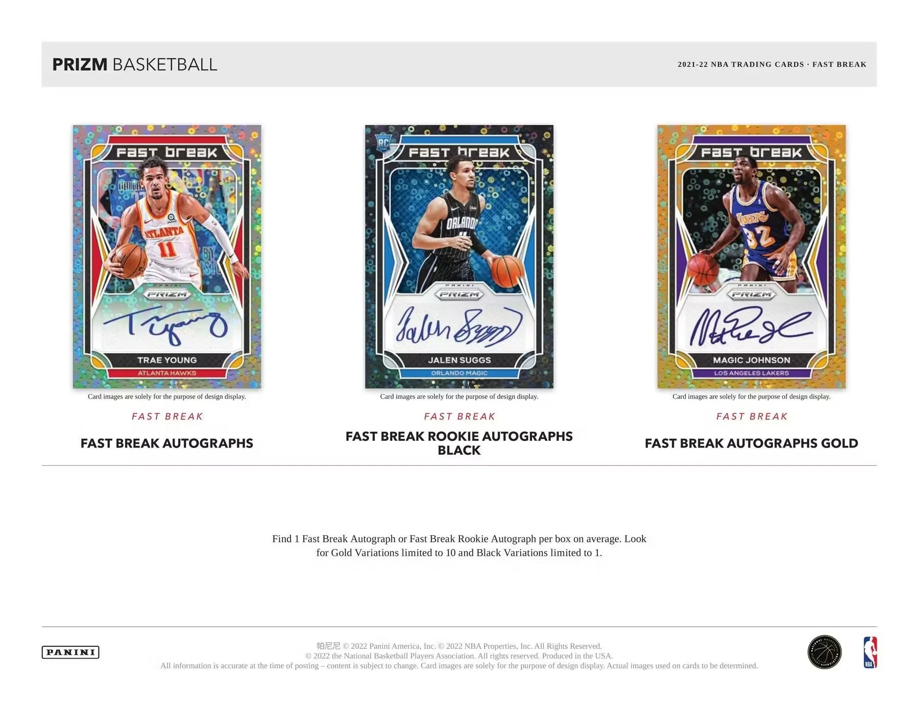 2021-22 Panini Prizm Basketball Fast Break Box - Image 4