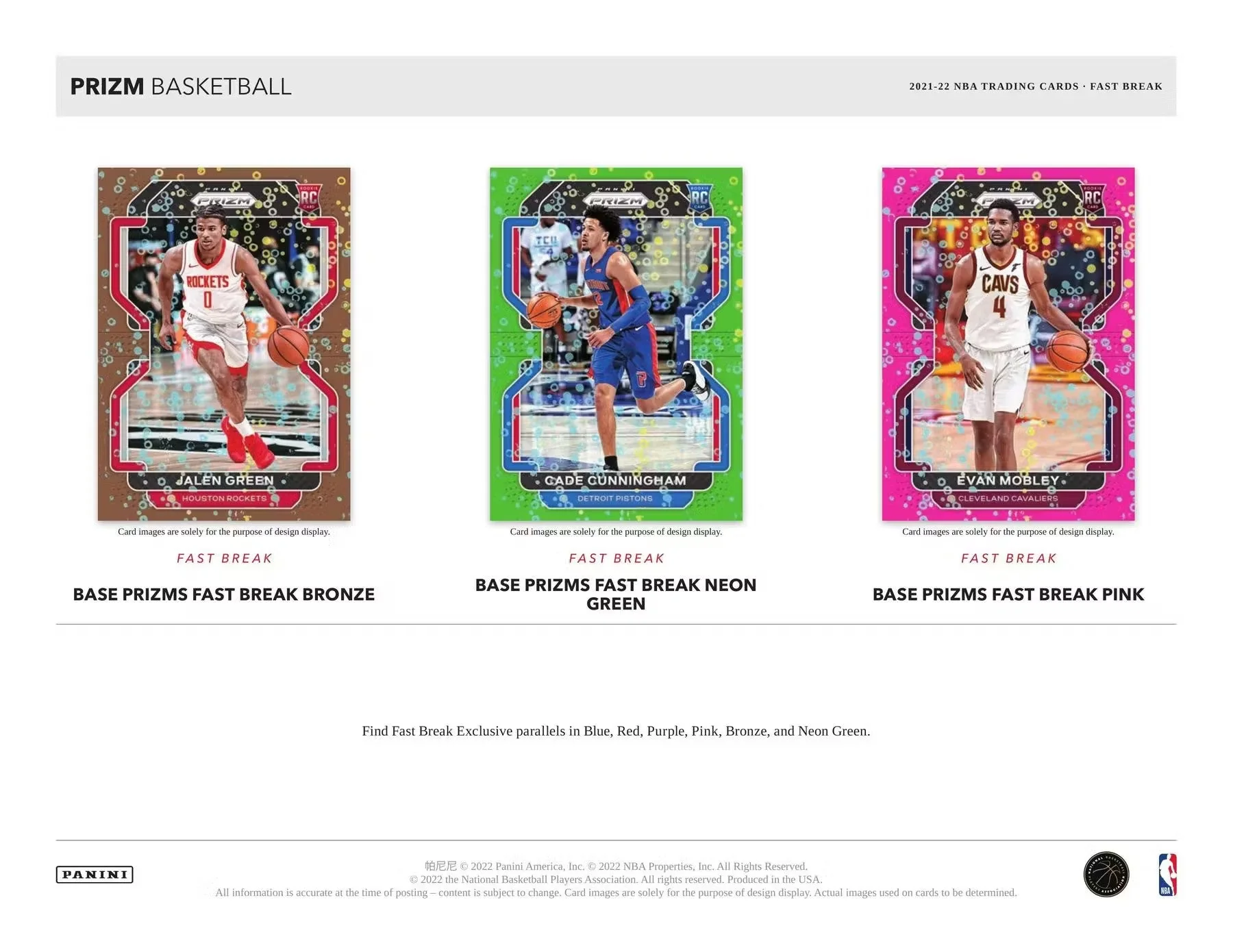 2021-22 Panini Prizm Basketball Fast Break Box - Image 5