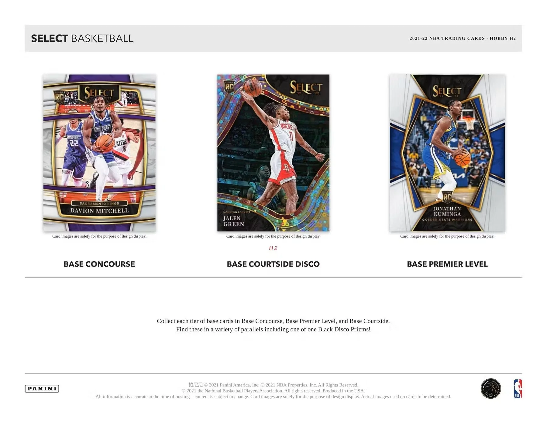 2021/22 Panini Select Basketball H2 Box - Image 4