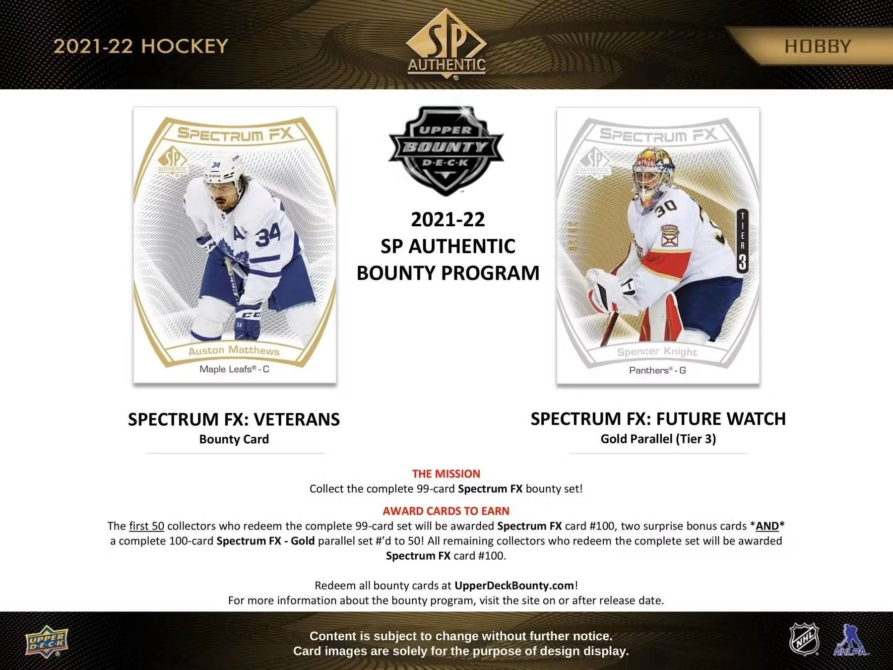 2021-22 Upper Deck SP Authentic Hockey Hobby Box - Image 8