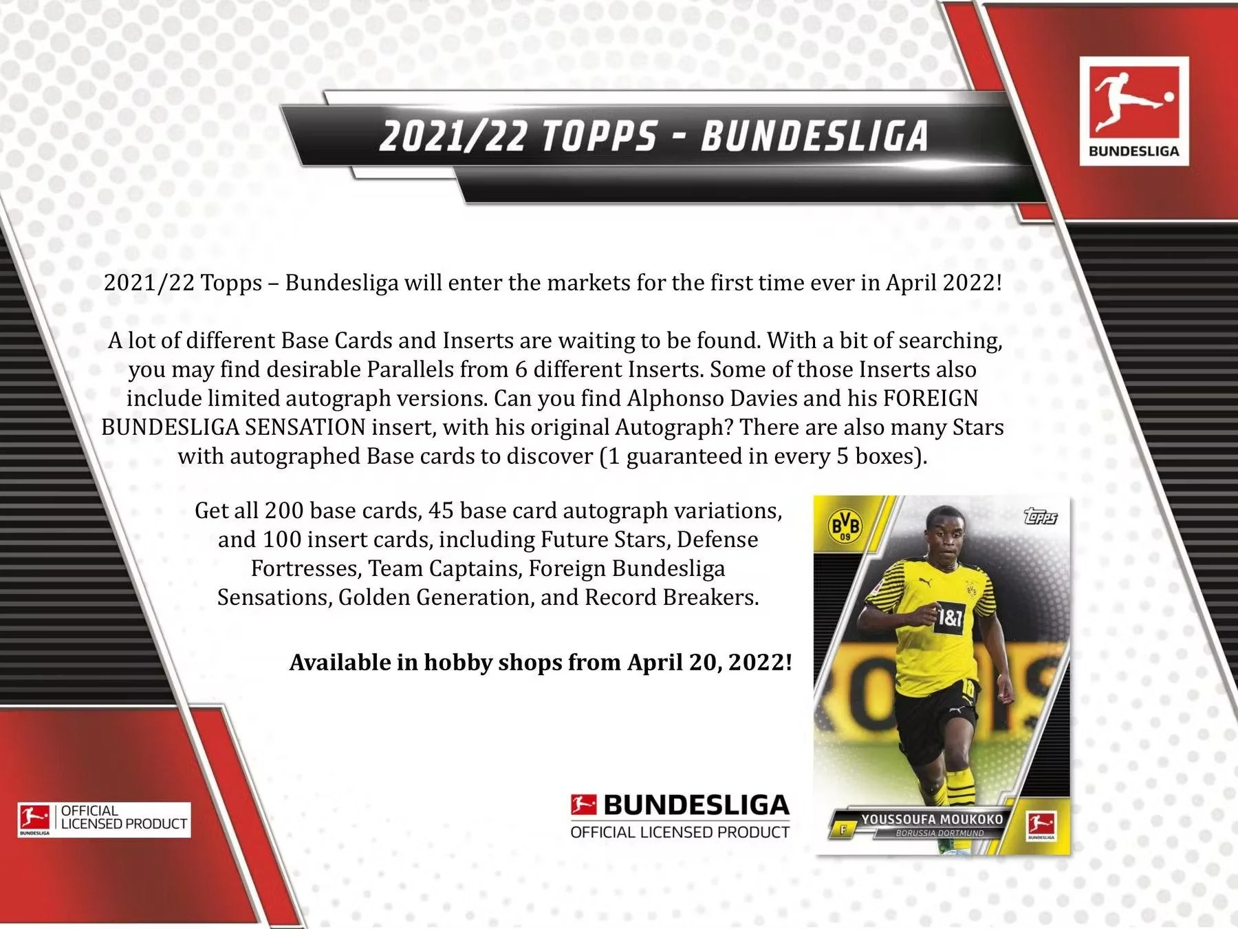 2021-22 Topps Bundesliga Soccer Hobby Box - Image 4