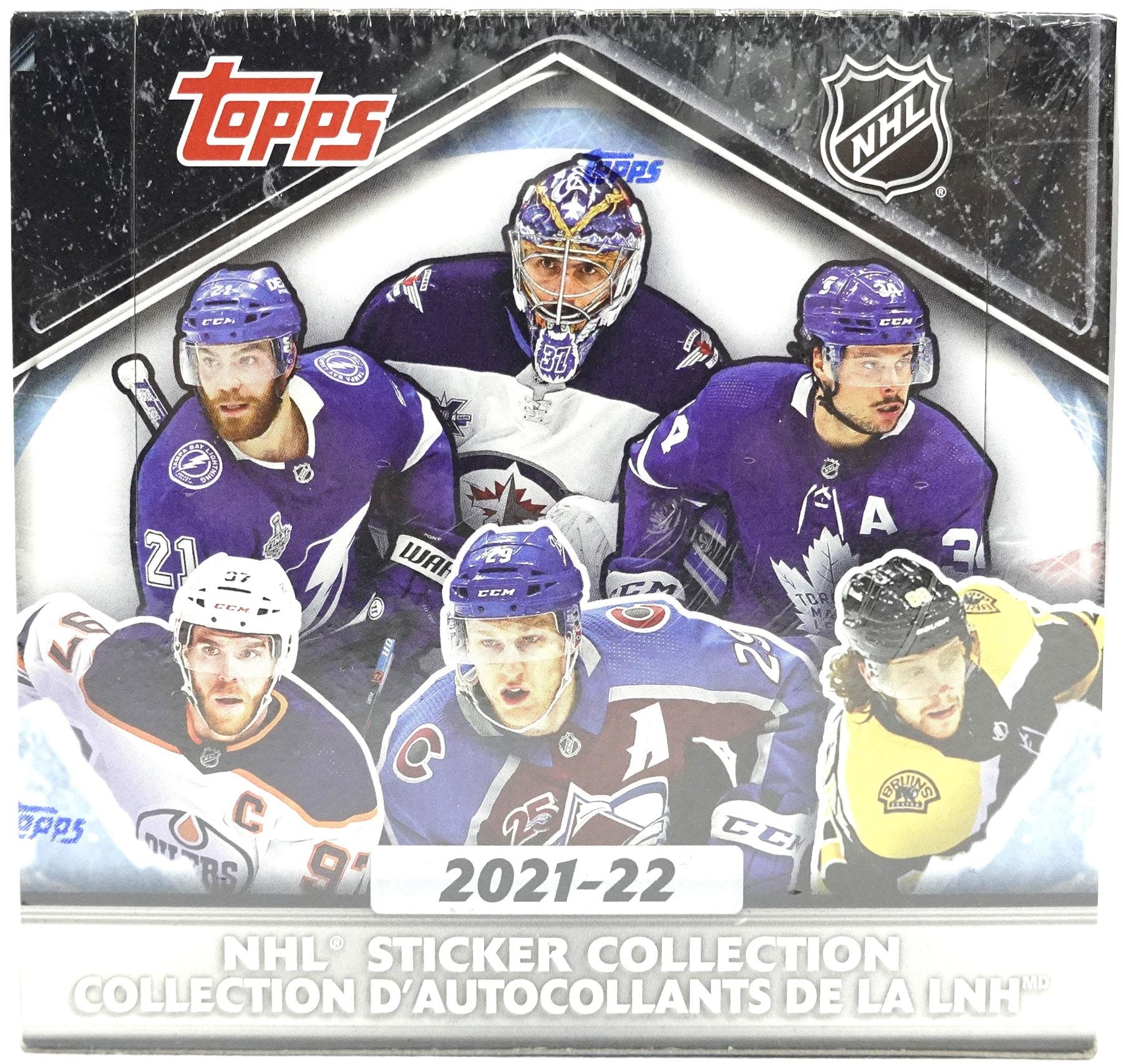 2021-22 Topps NHL Hockey Sticker Collection Box