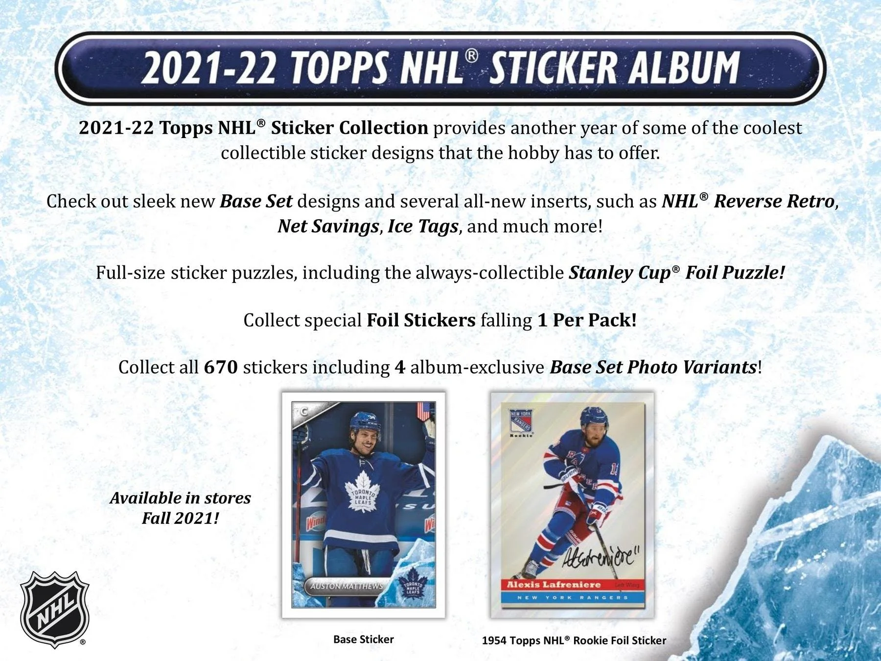2021-22 Topps NHL Hockey Sticker Collection Box - Image 4