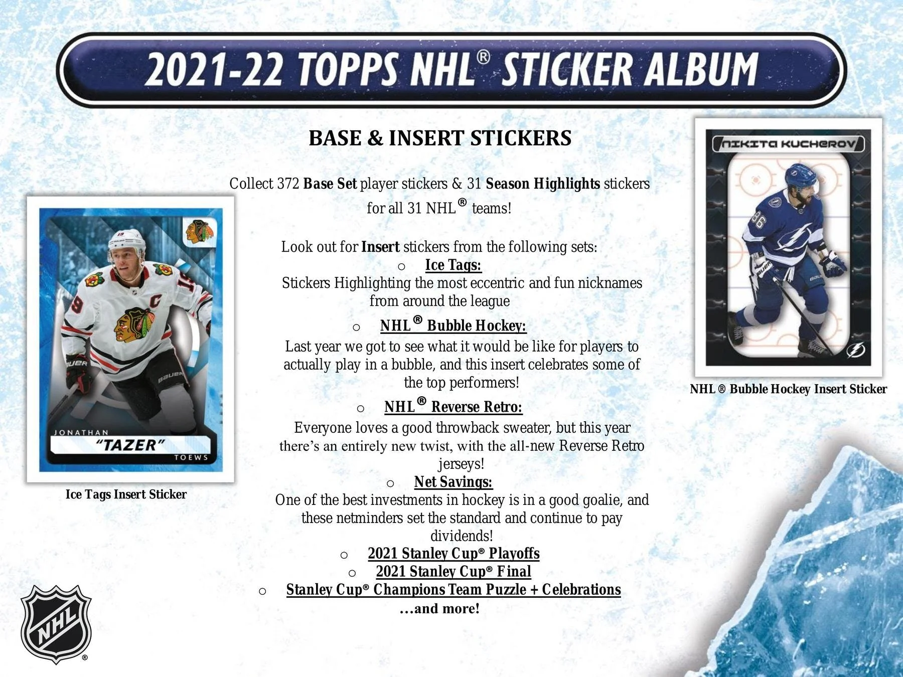 2021-22 Topps NHL Hockey Sticker Collection Box - Image 5
