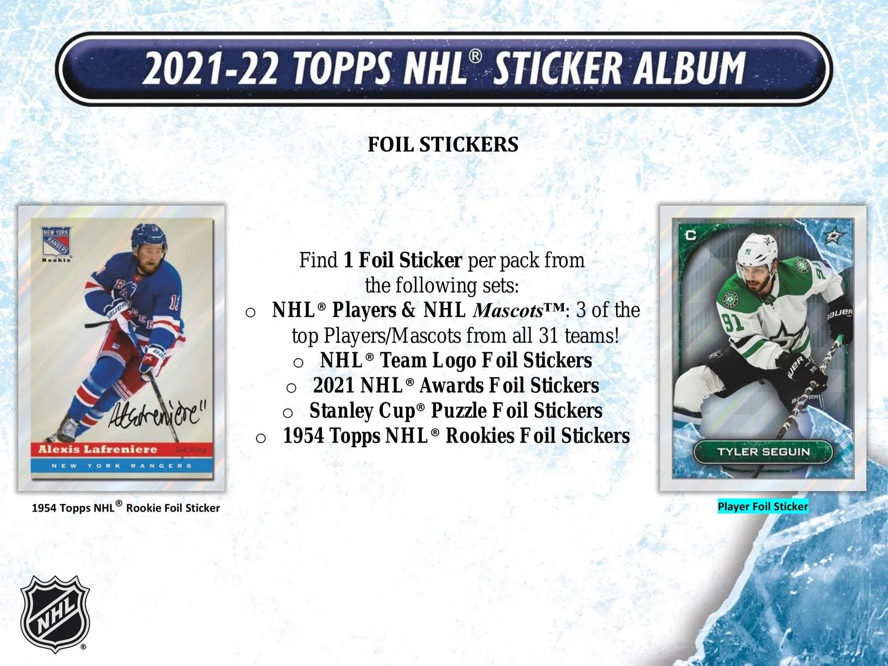 2021-22 Topps NHL Hockey Sticker Collection Box - Image 6