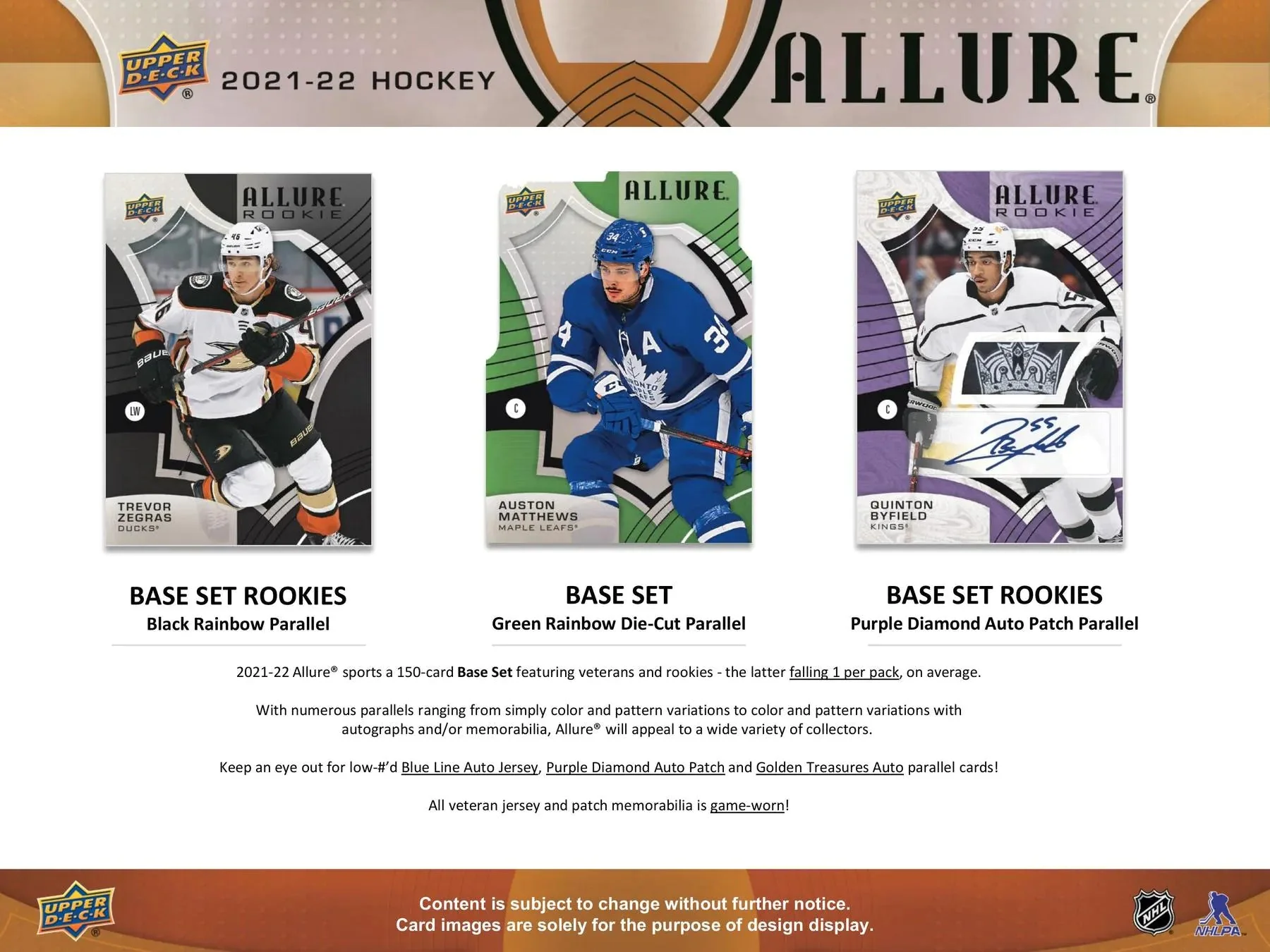 2021-22 Upper Deck Allure Hockey Hobby Box - Image 5