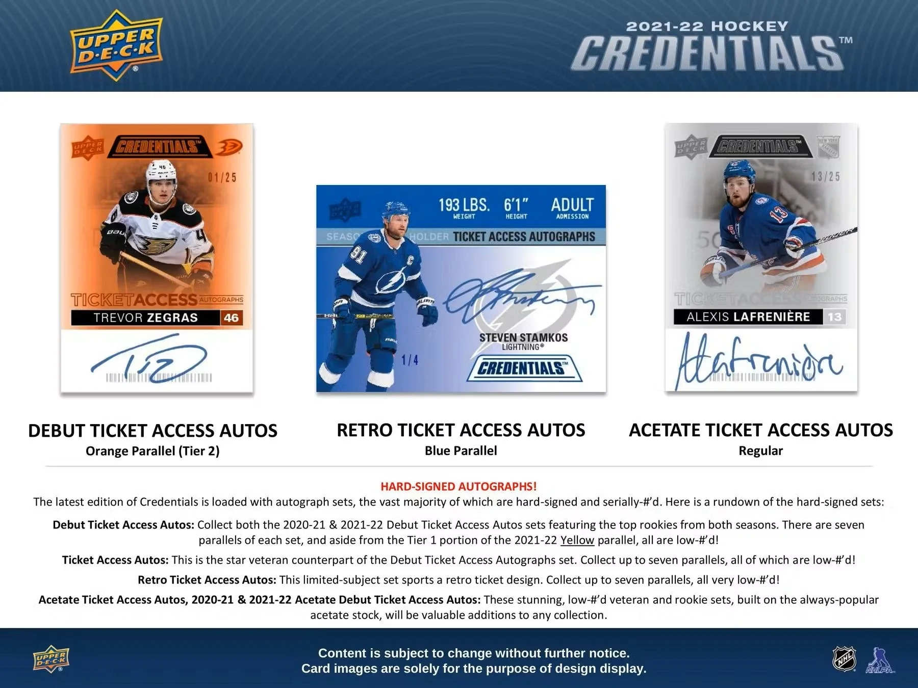 2021-22 Upper Deck Credentials Hockey Hobby Box - Image 3