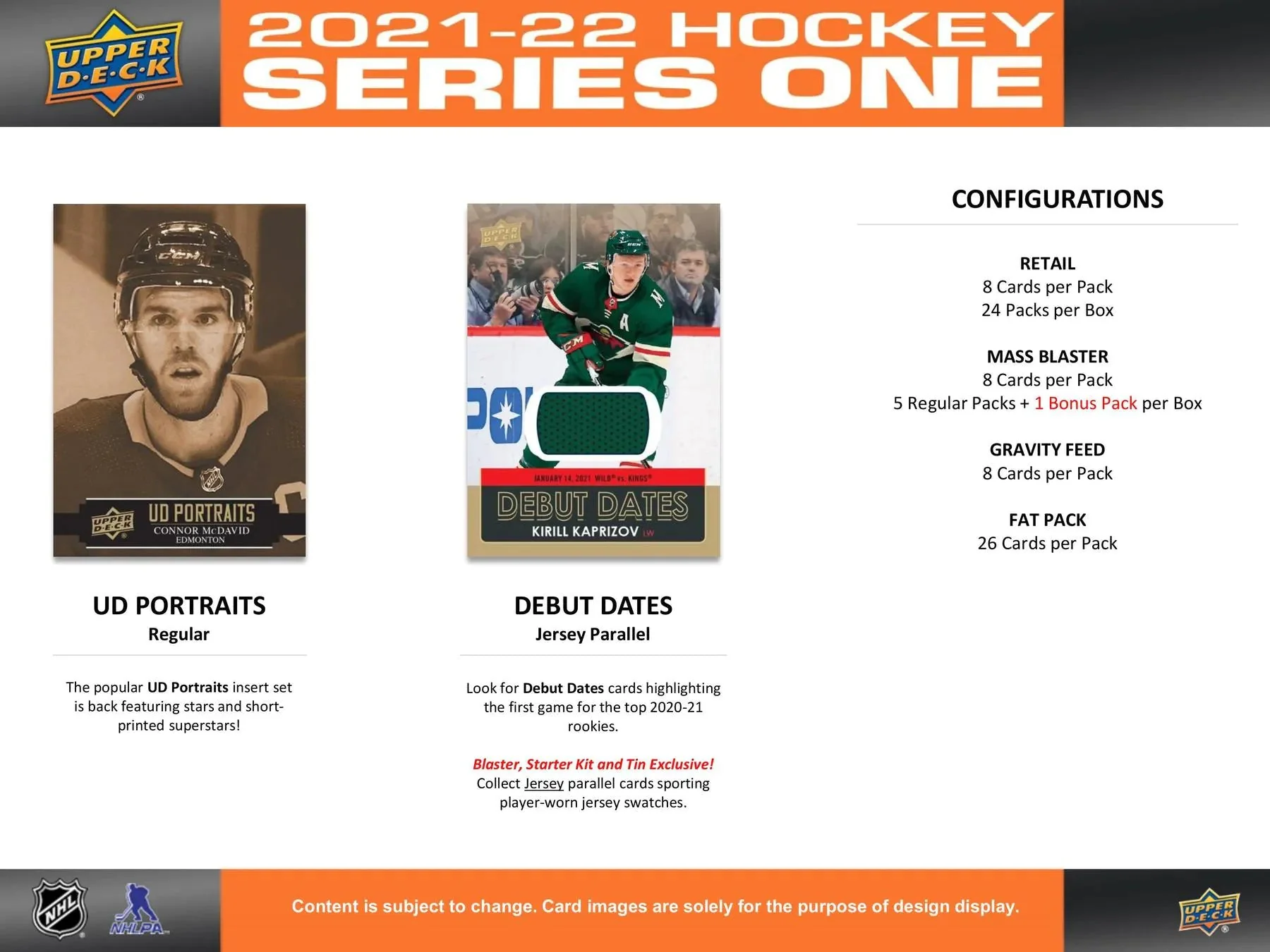 2021-22 Upper Deck Hockey Series One Retail Box - Image 7