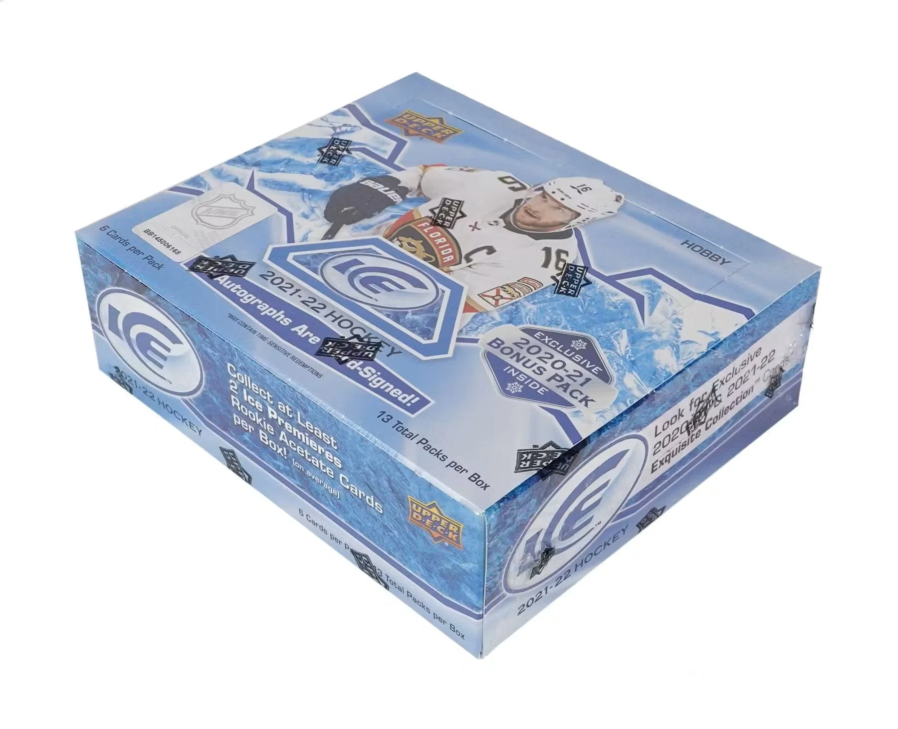 2021-22 Upper Deck Ice Hockey Hobby Box - Image 2