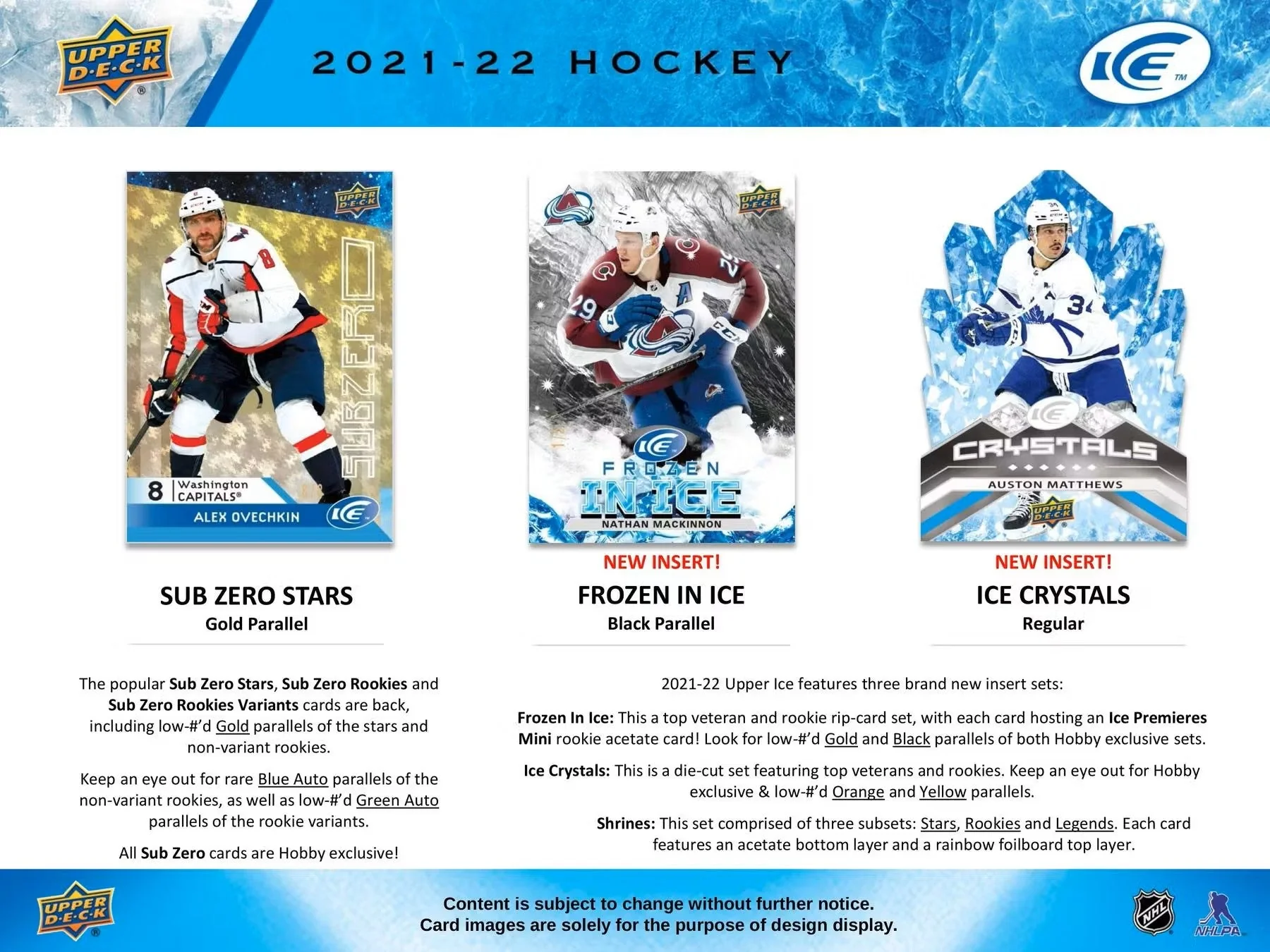 2021-22 Upper Deck Ice Hockey Hobby Box - Image 6