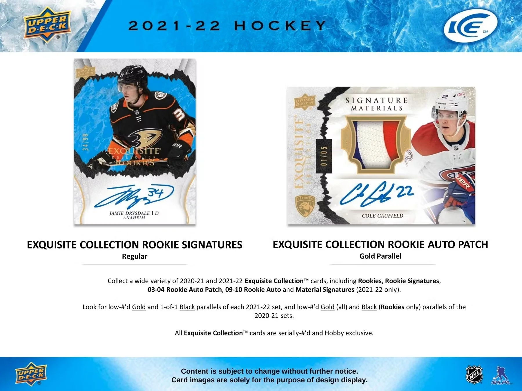2021-22 Upper Deck Ice Hockey Hobby Box - Image 7