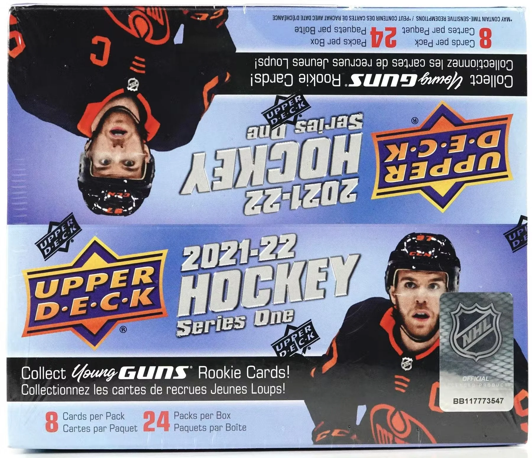 2021-22 Upper Deck Series 1 Hockey Retail 24-Pack Box